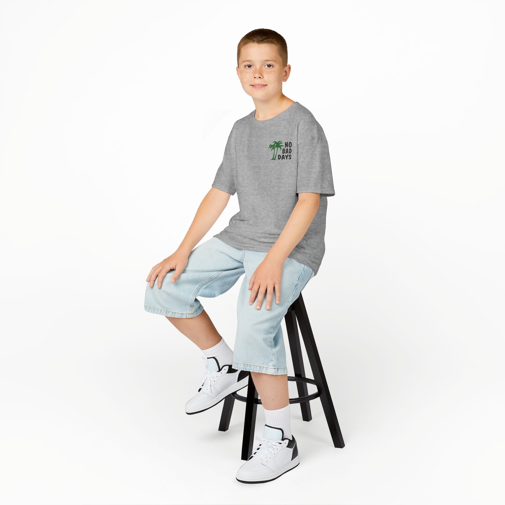 Kids 'No Bad Days' Palm Tree T‑Shirt