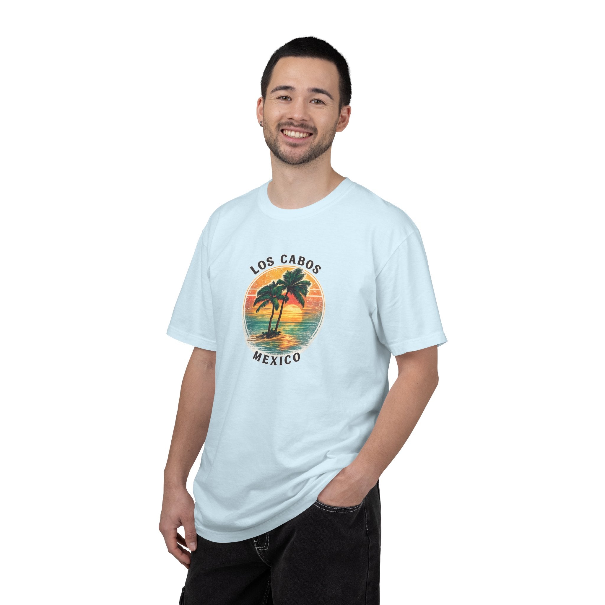 Los Cabos Palms T-Shirt — Tropical Beach Palm Graphic Tee