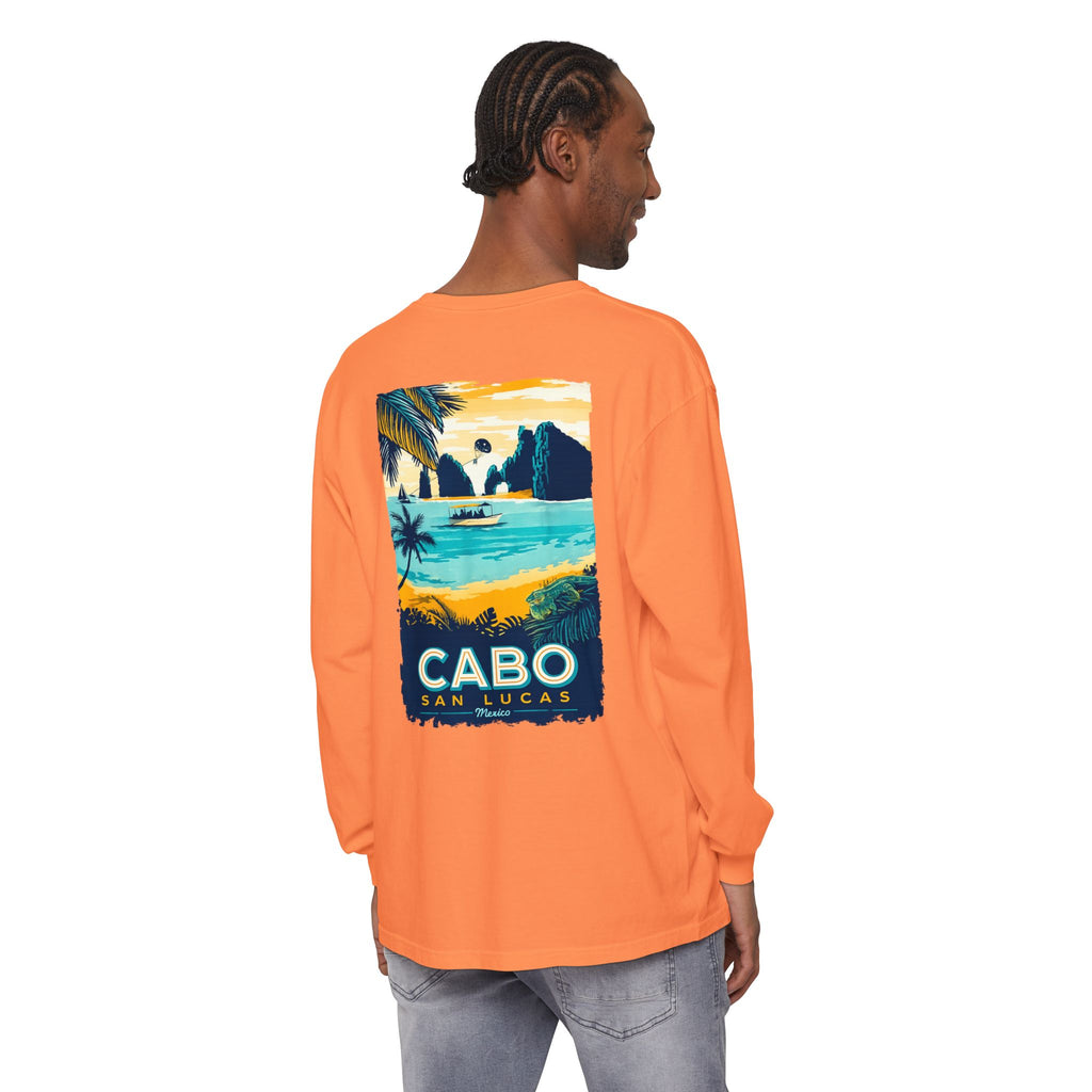 Cabo San Lucas Long Sleeve Tee — Vintage Beach Graphic