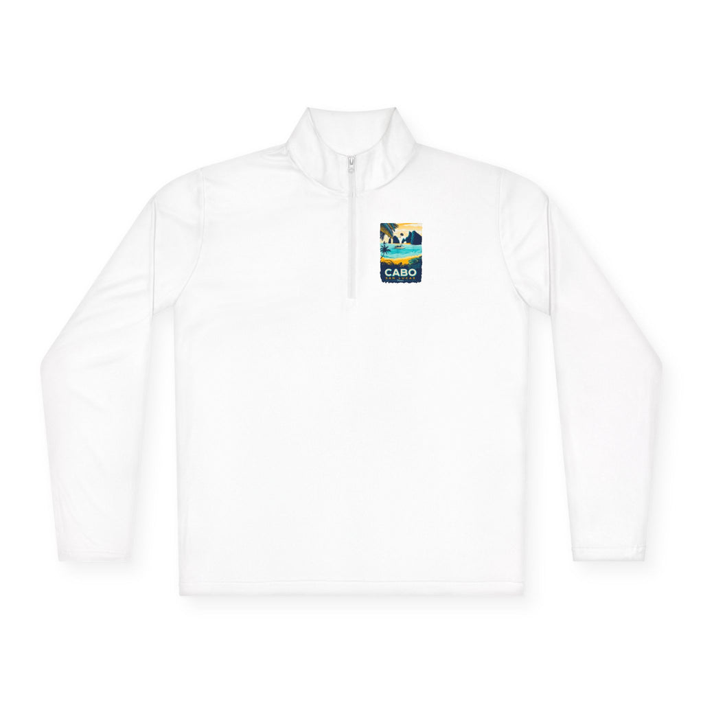 Cabo Paradise Quarter-Zip Pullover — Cabo Arch Graphic