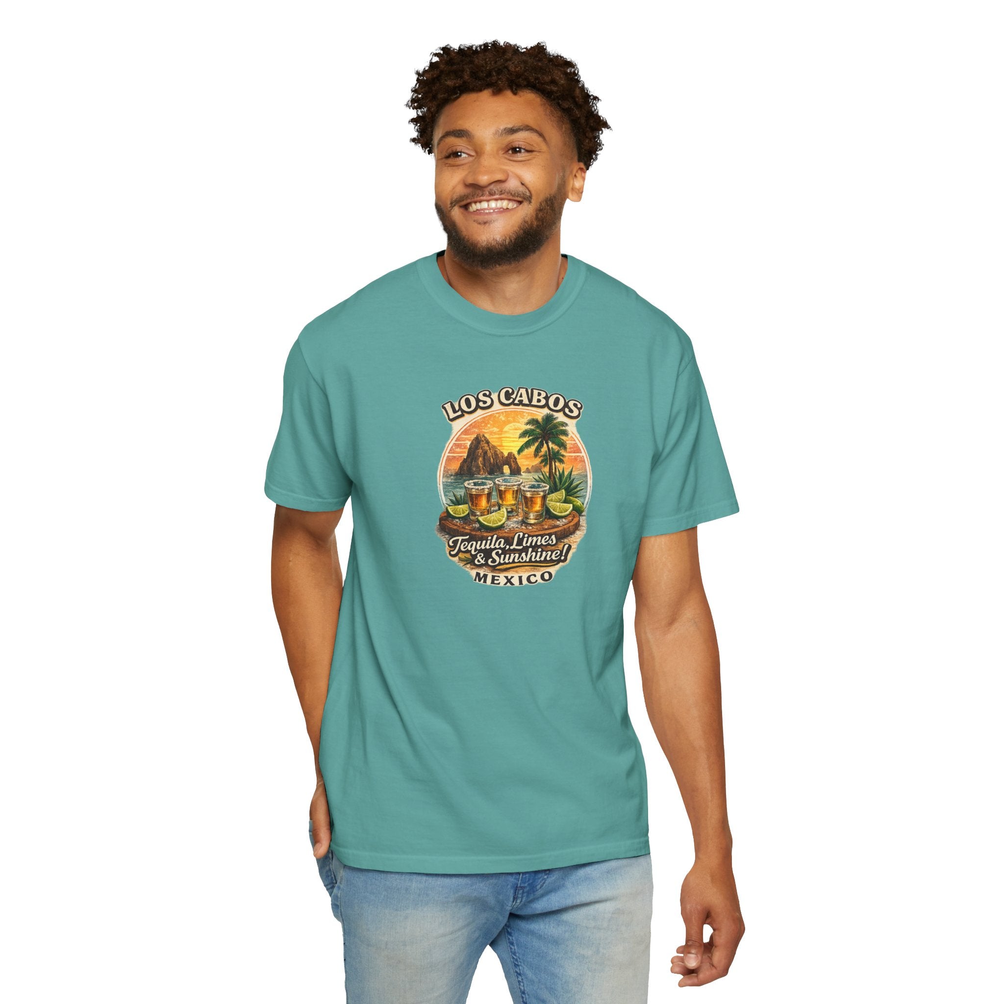 Los Cabos Tequila & Limes T-Shirt — Mexico Beach Vacation Tee