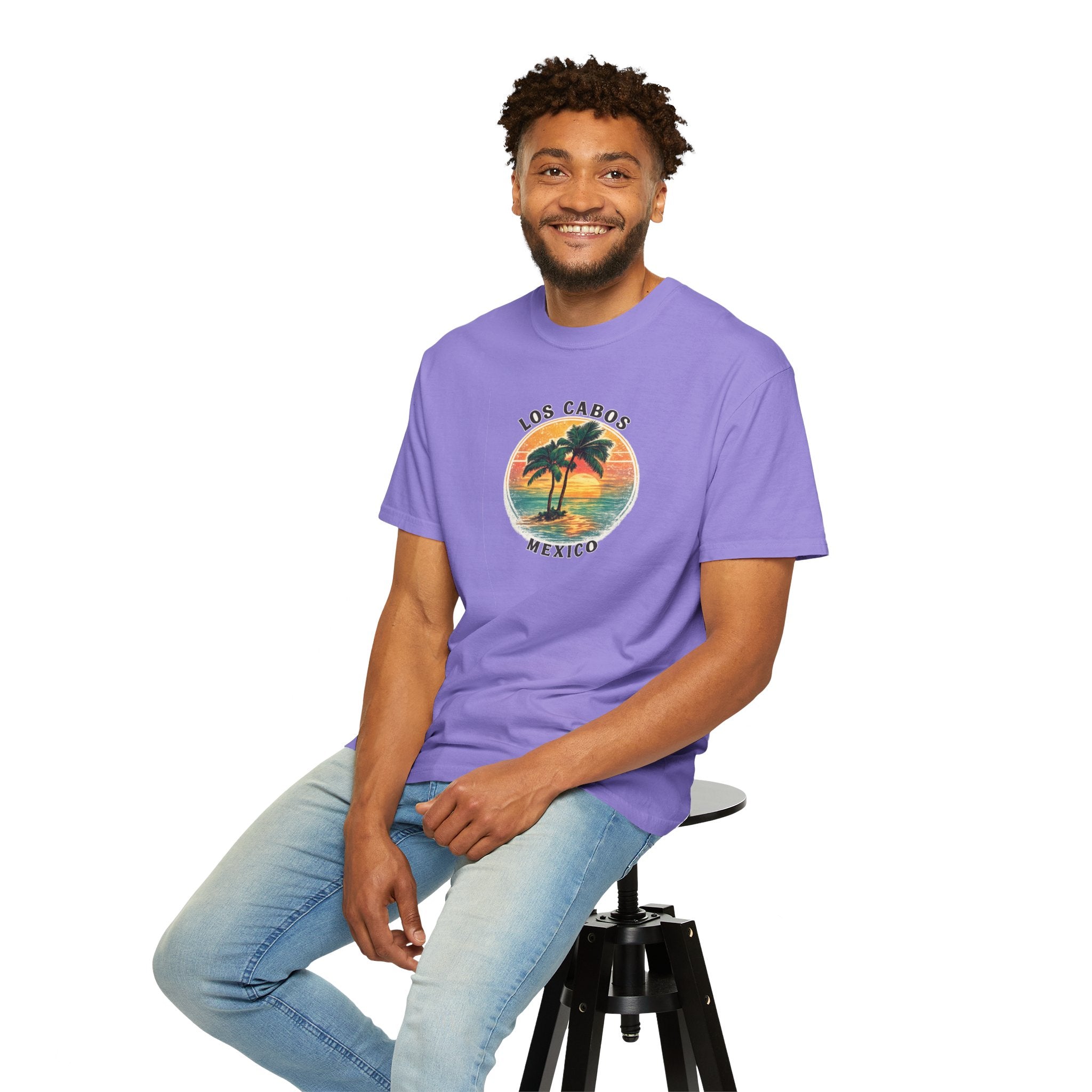 Los Cabos Palms T-Shirt — Tropical Beach Palm Graphic Tee