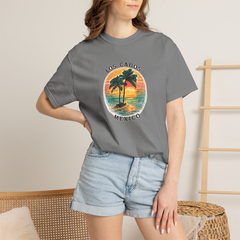 Los Cabos Palms T-Shirt — Tropical Beach Palm Graphic Tee
