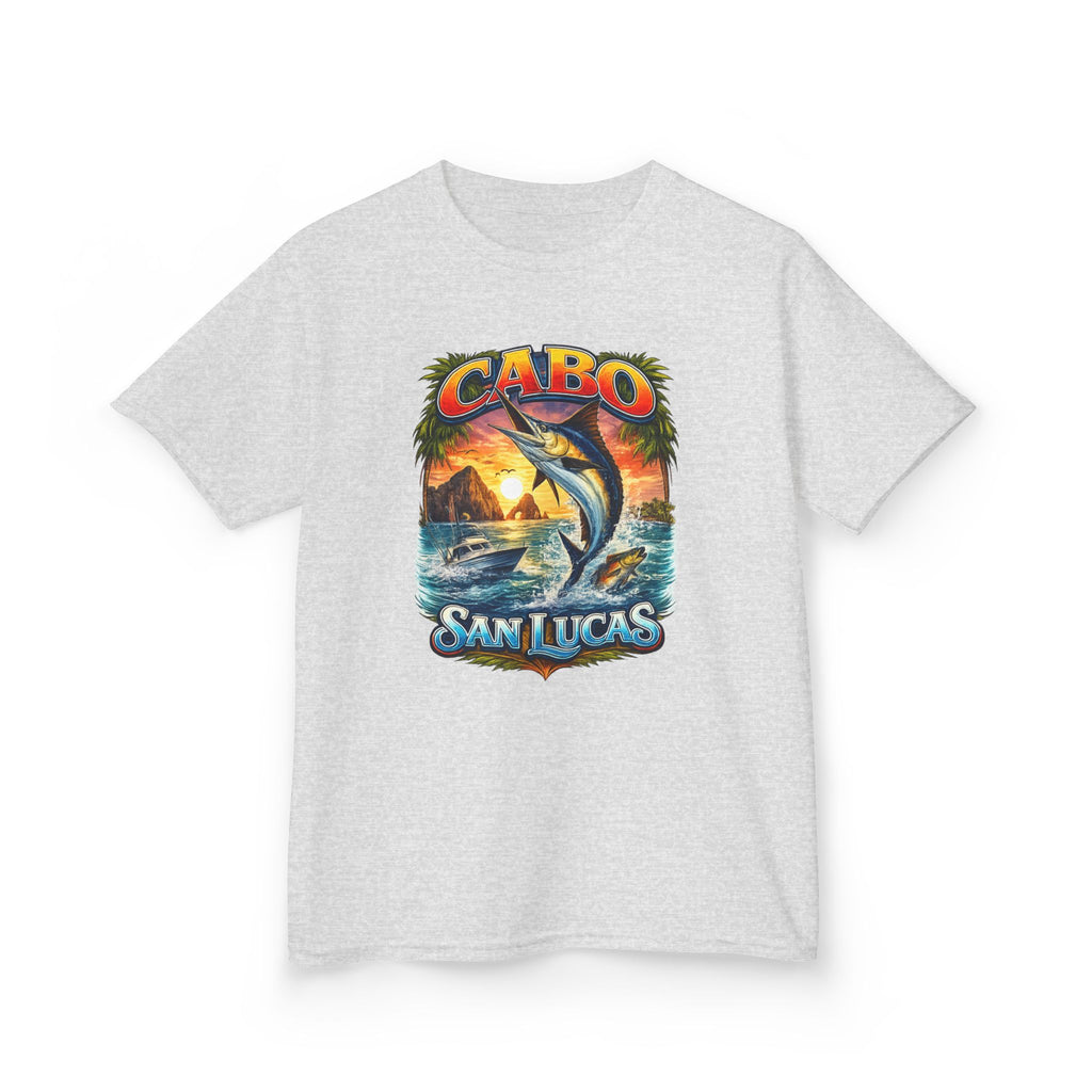 Kids T-Shirt - Cabo San Lucas Marlin Sunset Graphic