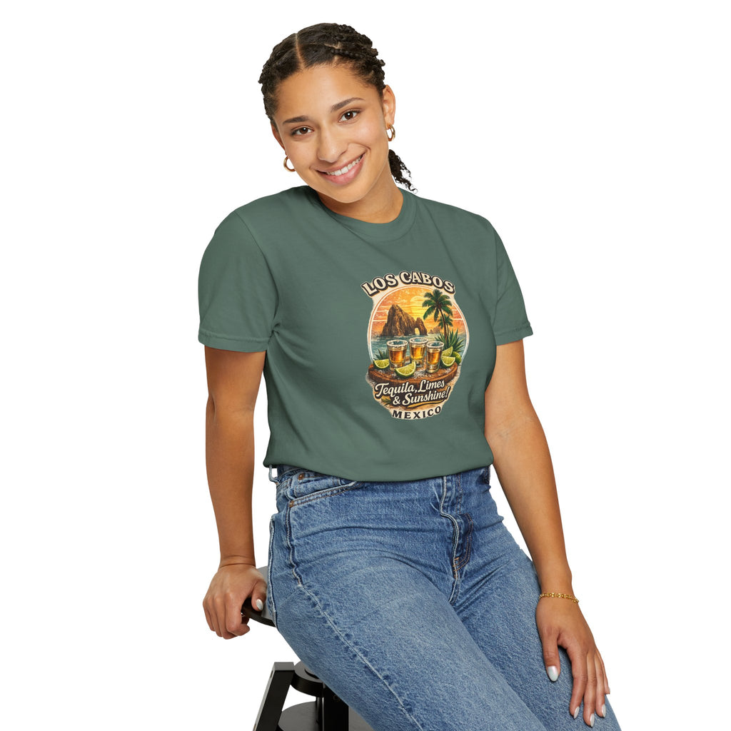 Los Cabos Tequila & Limes T-Shirt — Mexico Beach Vacation Tee