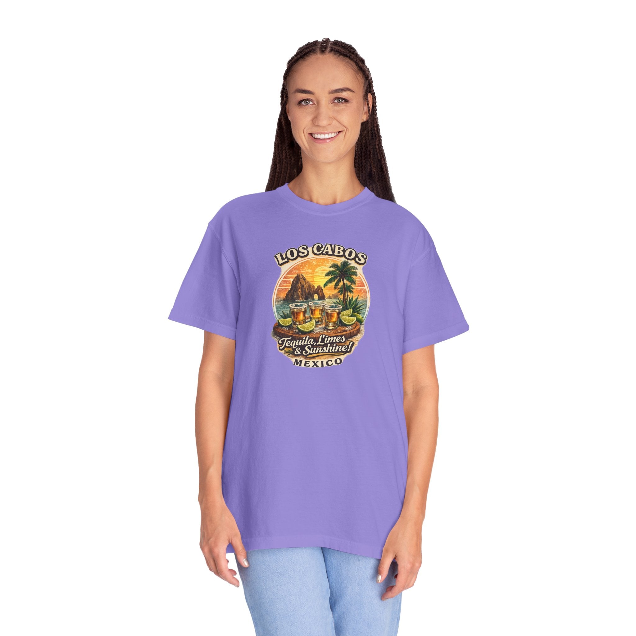 Los Cabos Tequila & Limes T-Shirt — Mexico Beach Vacation Tee