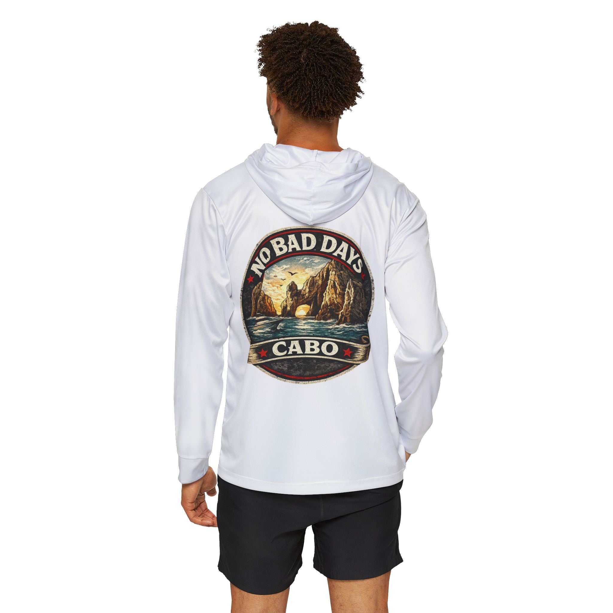 No Bad Days Cabo Hoodie — Men's Lightweight Sports Warmup Hoodie