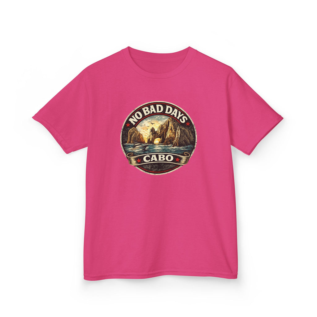 Kids Tee — 'No Bad Days' Cabo Surf Vintage Graphic