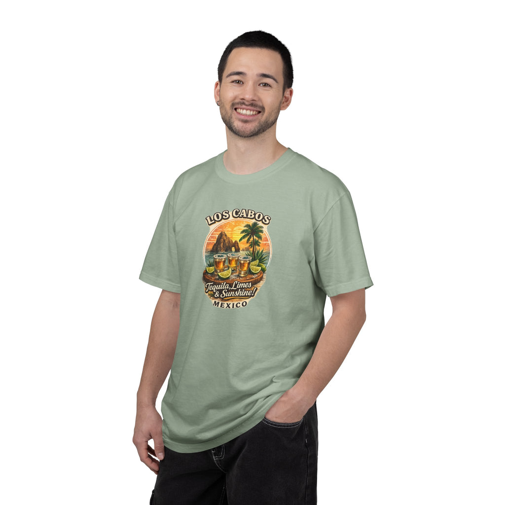 Los Cabos Tequila & Limes T-Shirt — Mexico Beach Vacation Tee