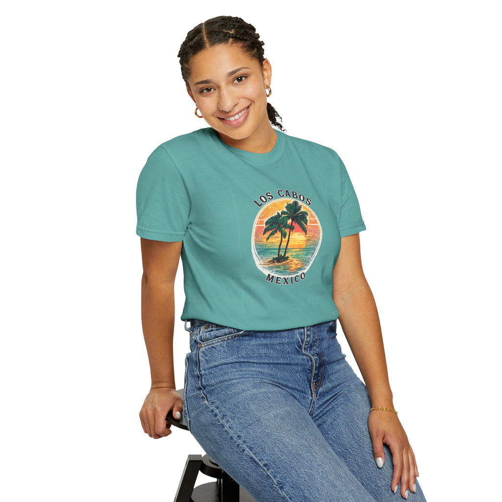 Los Cabos Palms T-Shirt — Tropical Beach Palm Graphic Tee