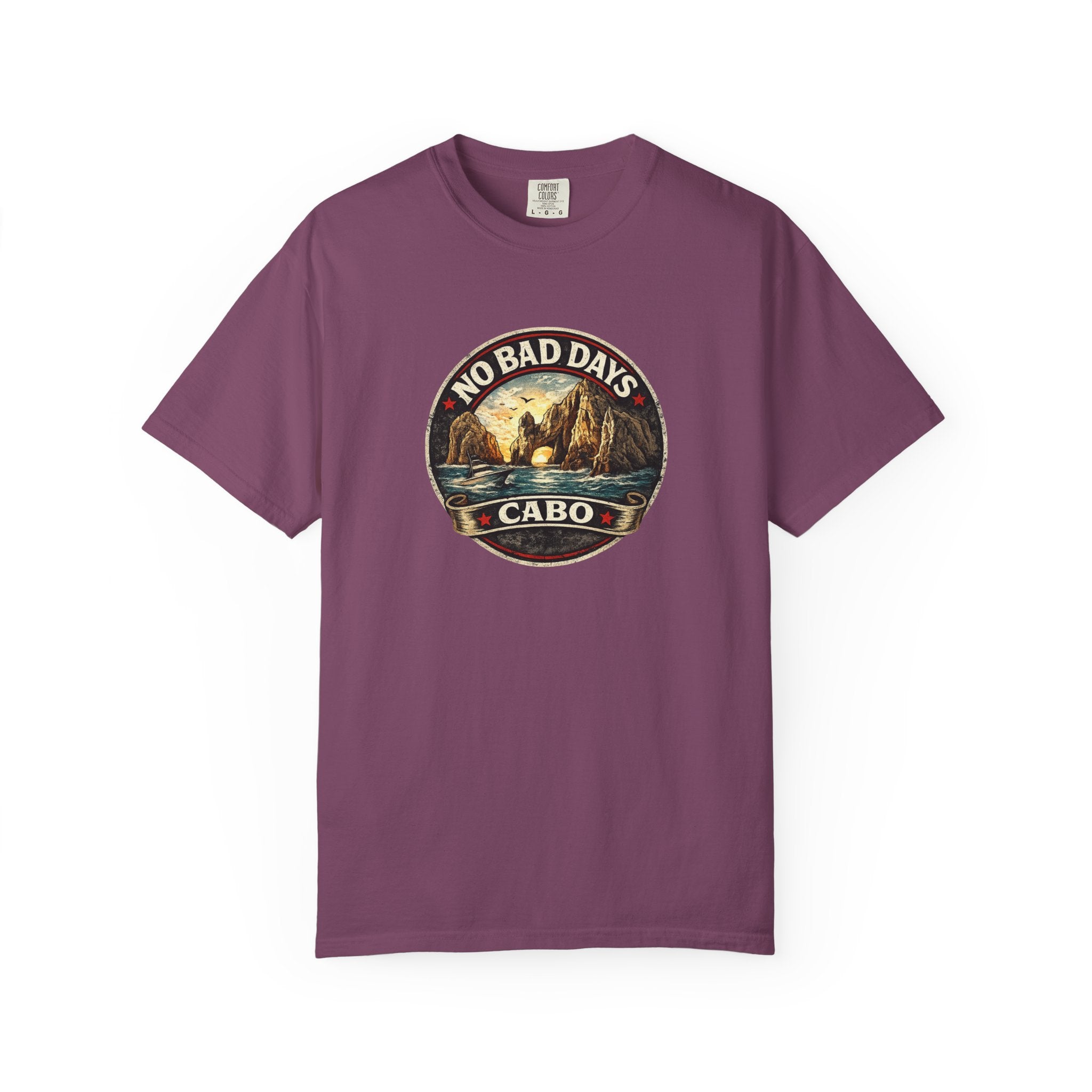 No Bad Days Cabo T-Shirt — Sunset Beach Vintage Graphic Tee