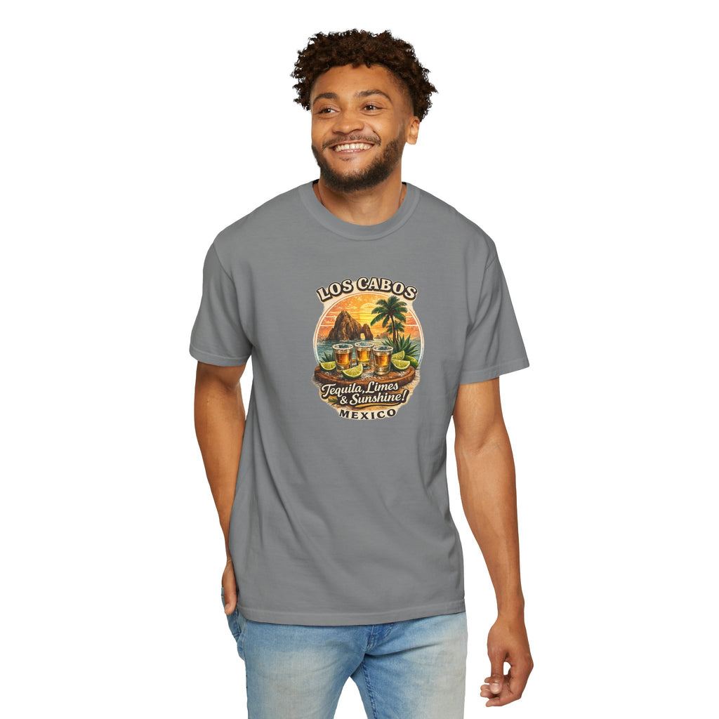 Los Cabos Tequila & Limes T-Shirt — Mexico Beach Vacation Tee