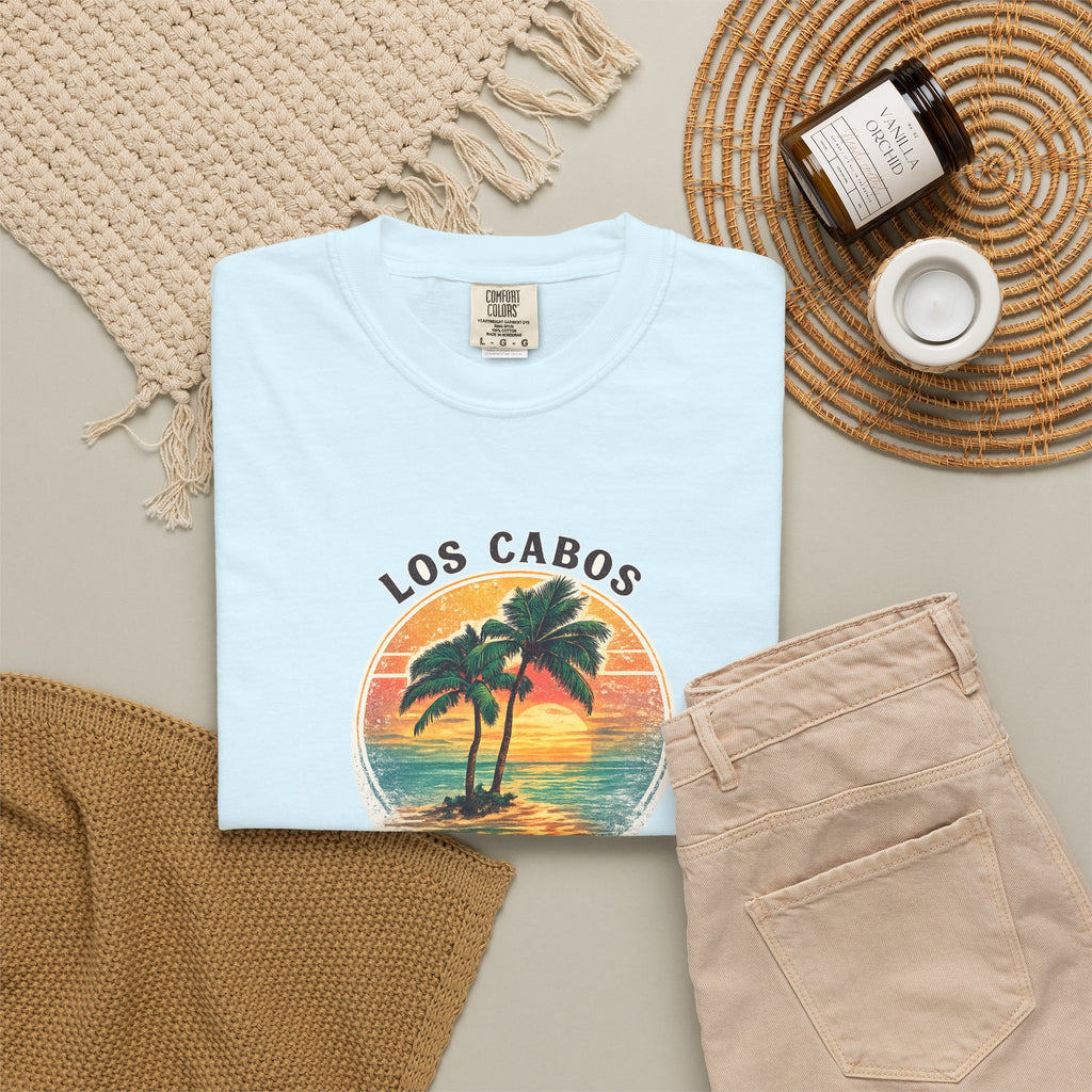 Los Cabos Palms T-Shirt — Tropical Beach Palm Graphic Tee