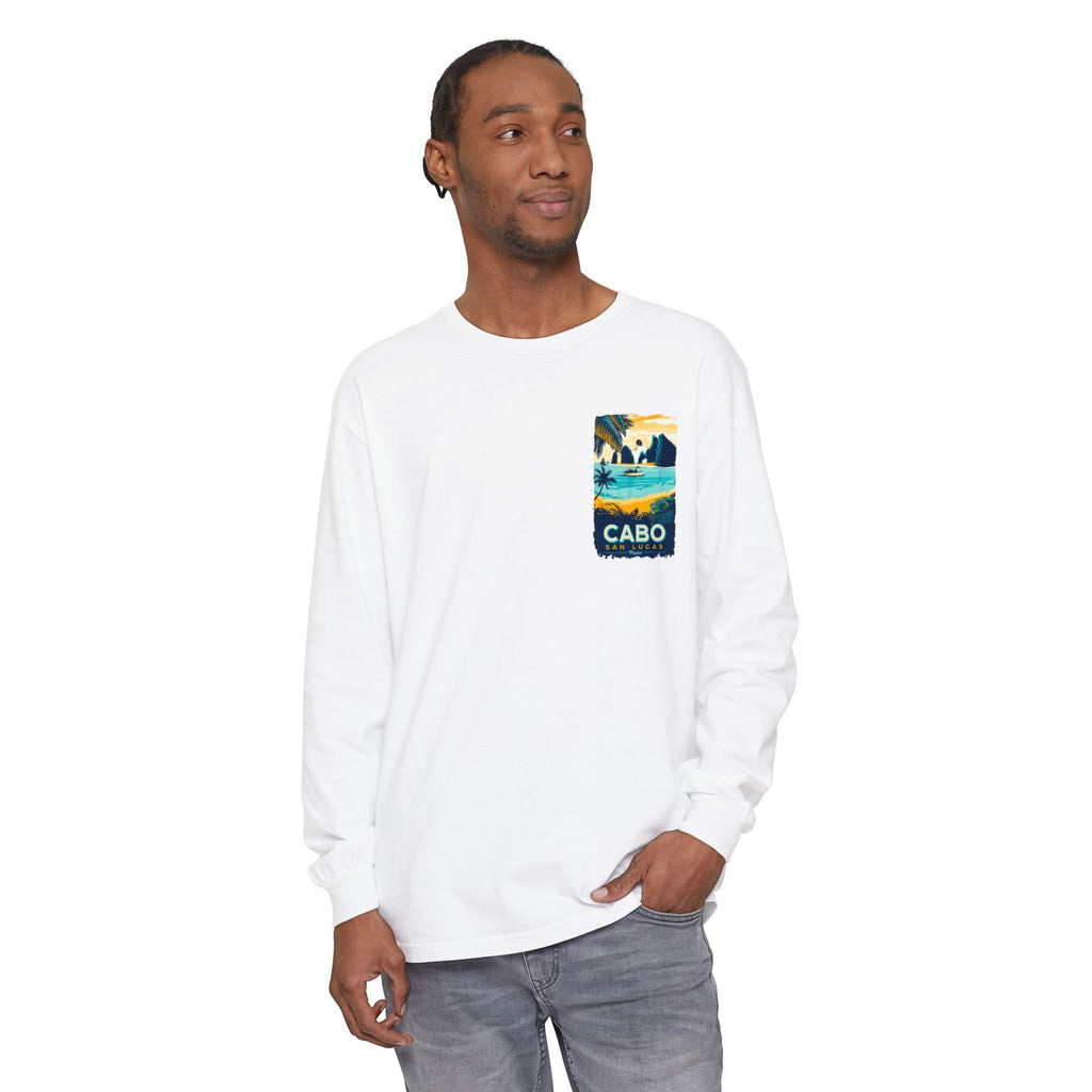 Cabo San Lucas Long Sleeve Tee — Vintage Beach Graphic
