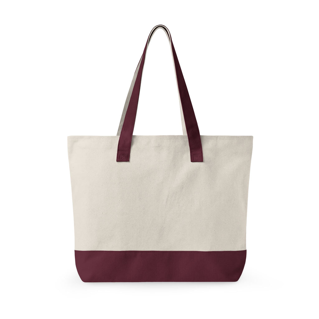 Cabo San Lucas Arch Zippered Canvas Tote — Beach Travel Tote Bag