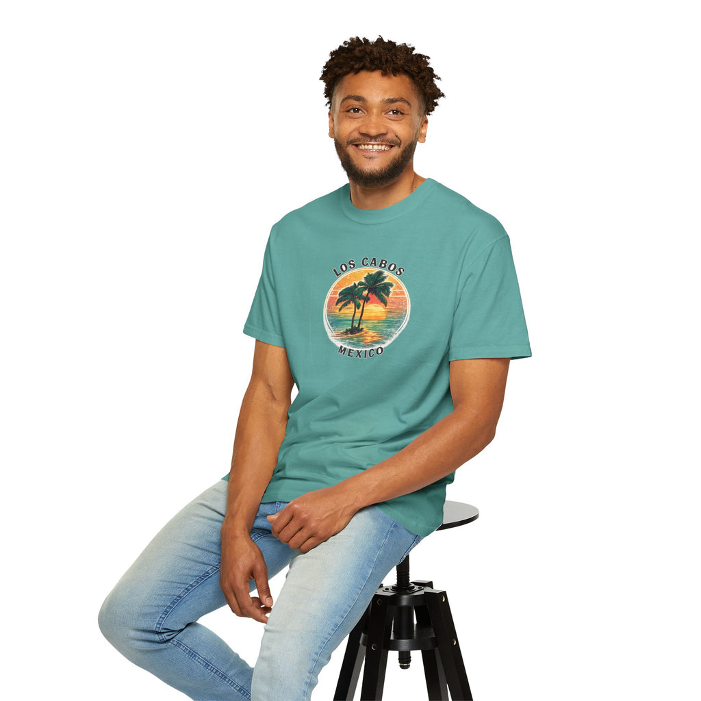 Los Cabos Palms T-Shirt — Tropical Beach Palm Graphic Tee