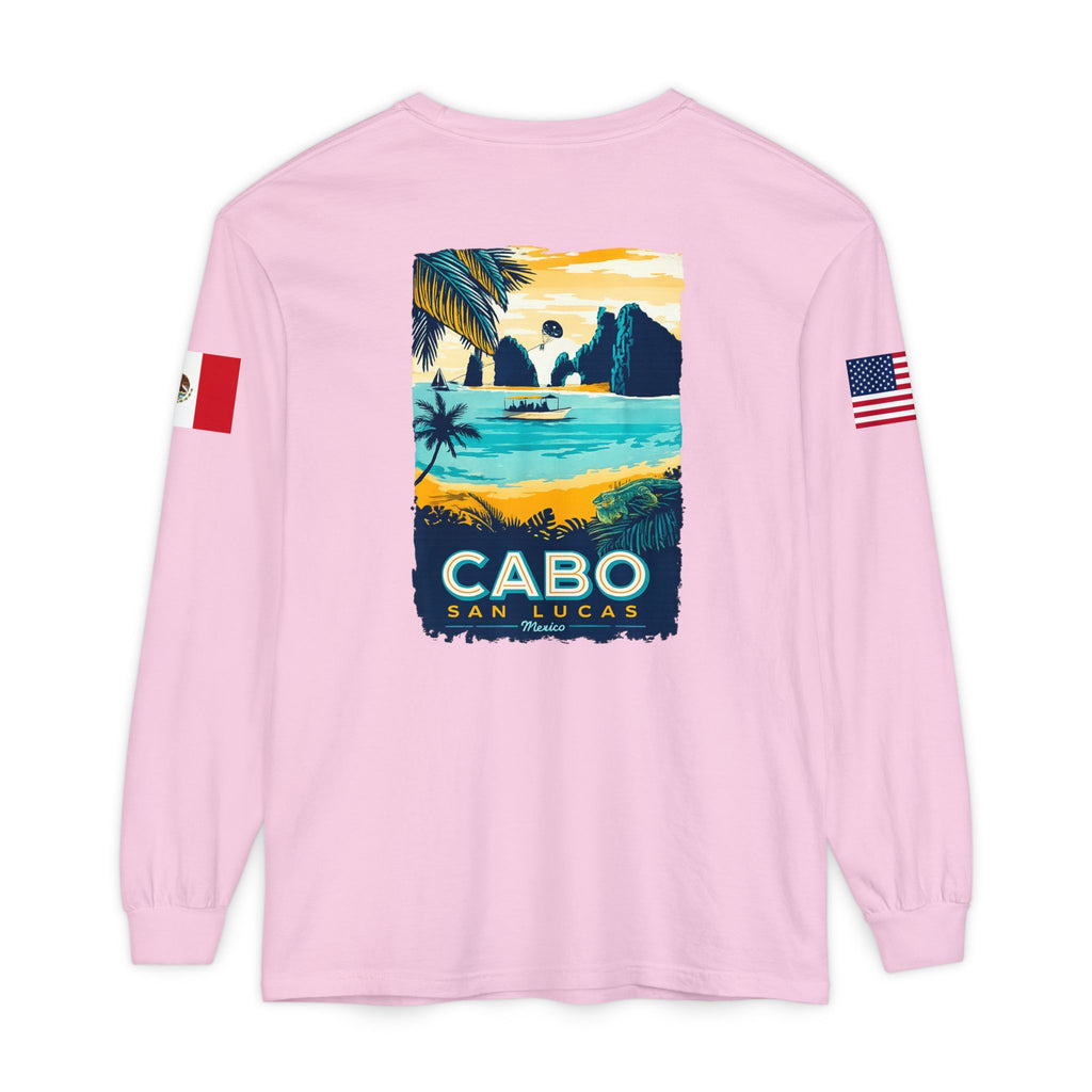 Cabo San Lucas Long Sleeve Tee — Vintage Beach Graphic