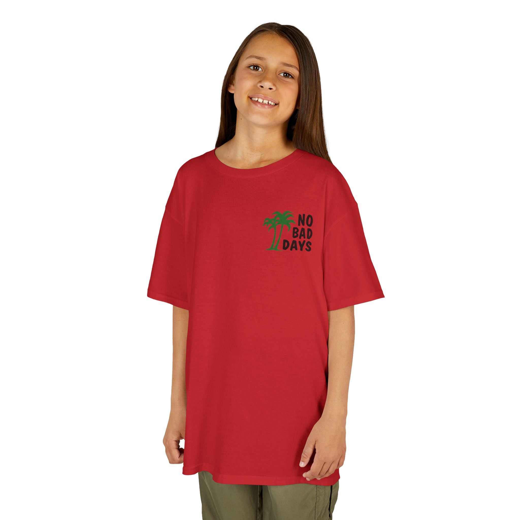 Kids 'No Bad Days' Palm Tree T‑Shirt
