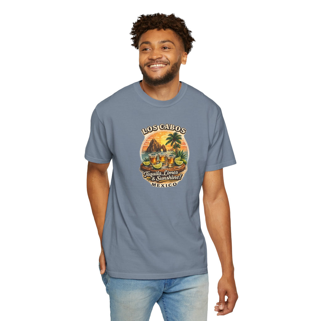 Los Cabos Tequila & Limes T-Shirt — Mexico Beach Vacation Tee