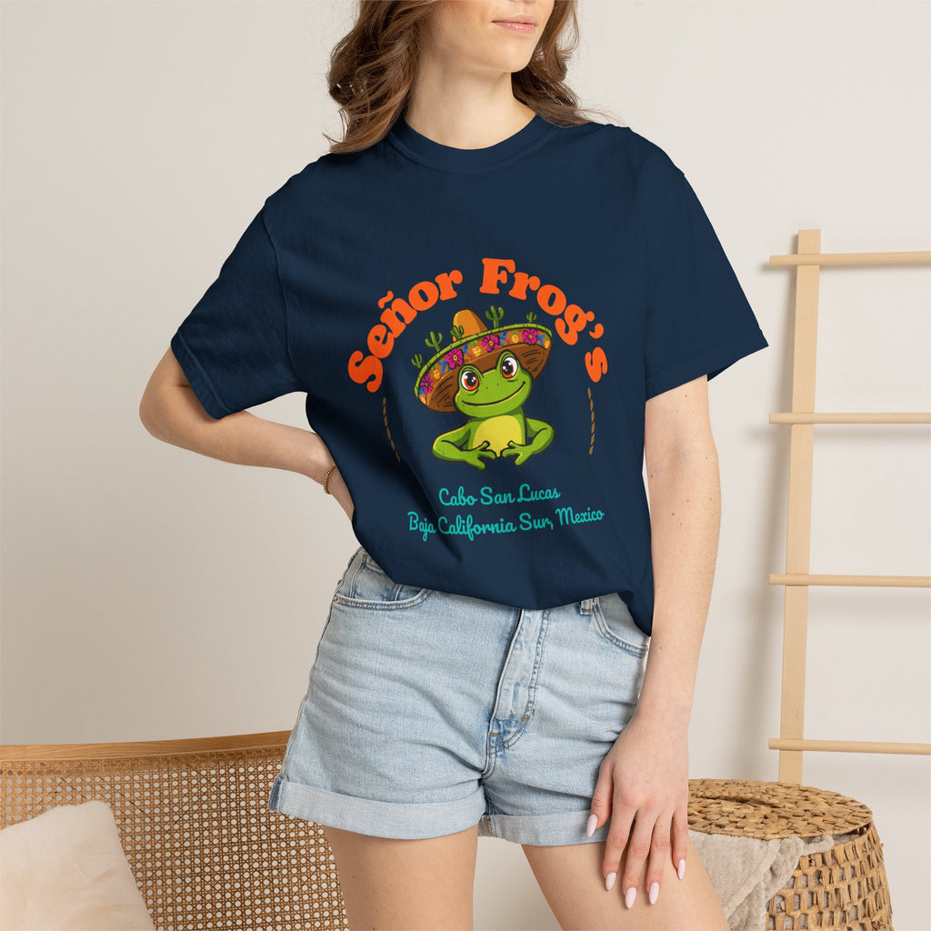 Señor Frog's Cabo San Lucas T-Shirt — Cute Frog Sombrero Mexico Souvenir