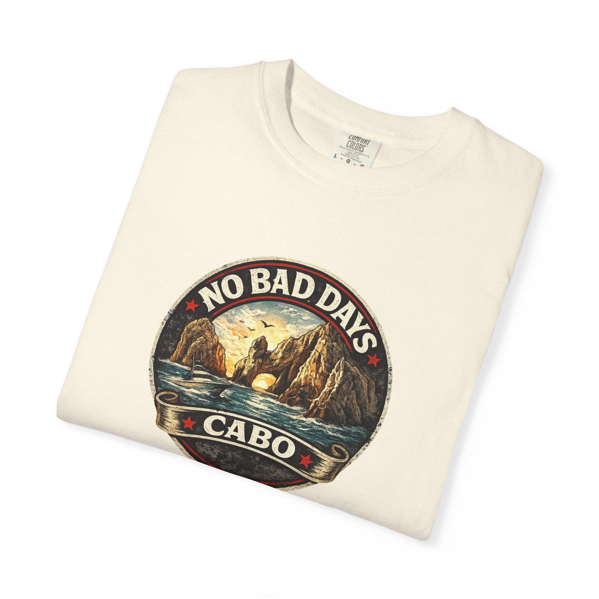 No Bad Days Cabo T-Shirt — Sunset Beach Vintage Graphic Tee