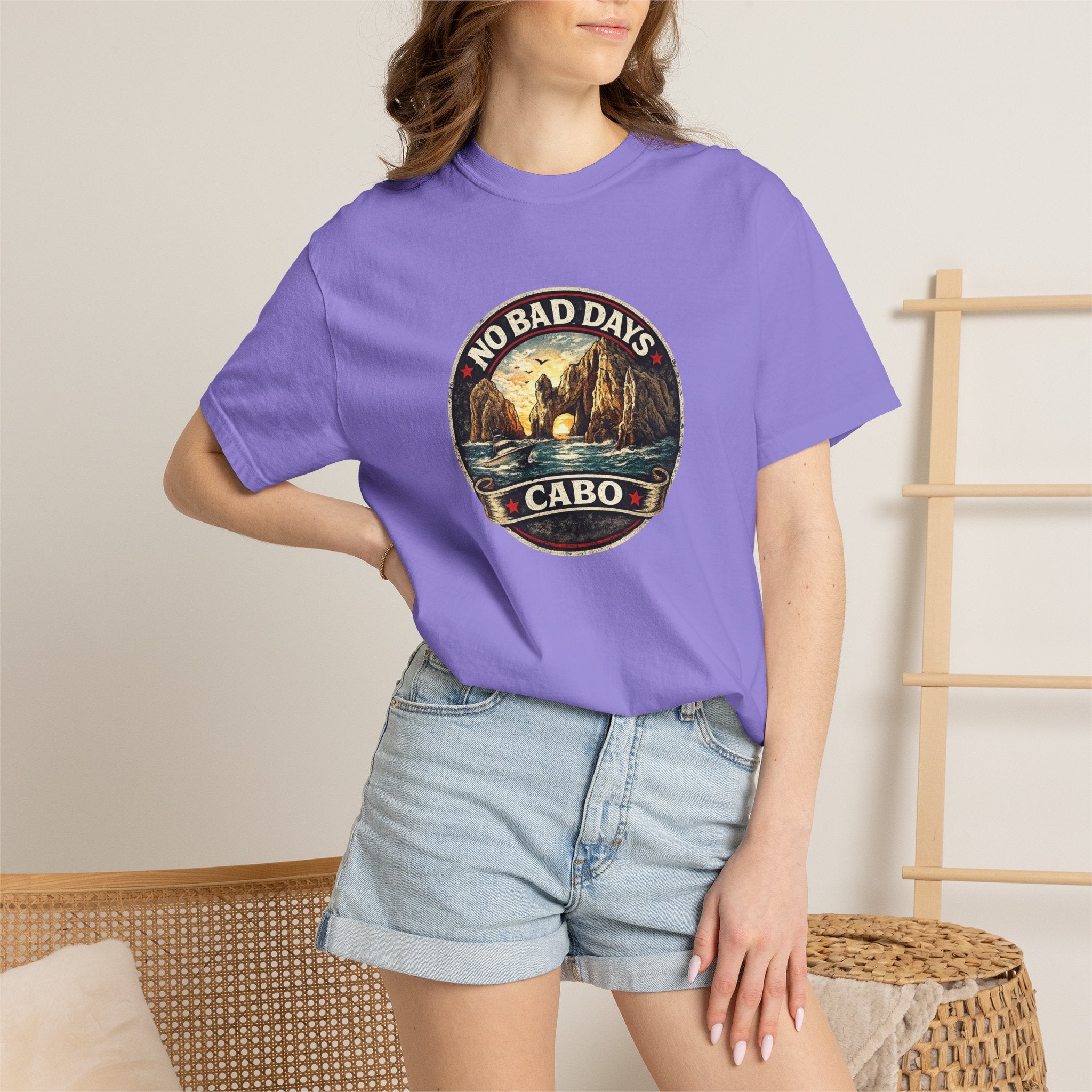 No Bad Days Cabo T-Shirt — Sunset Beach Vintage Graphic Tee