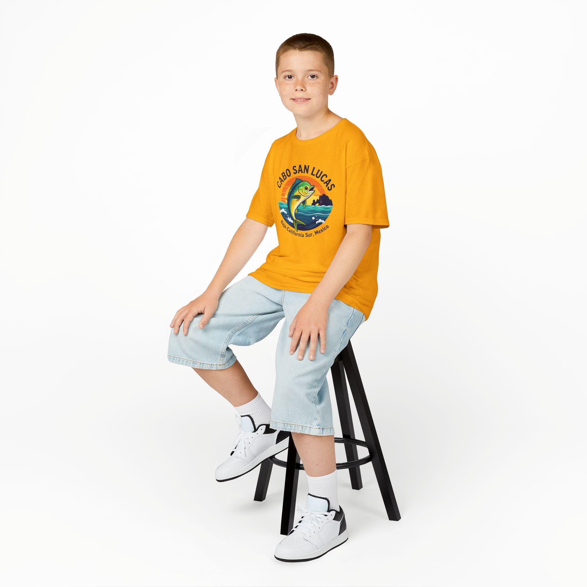 Kids Tee — Cabo San Lucas Mahi Mahi Fishing Souvenir