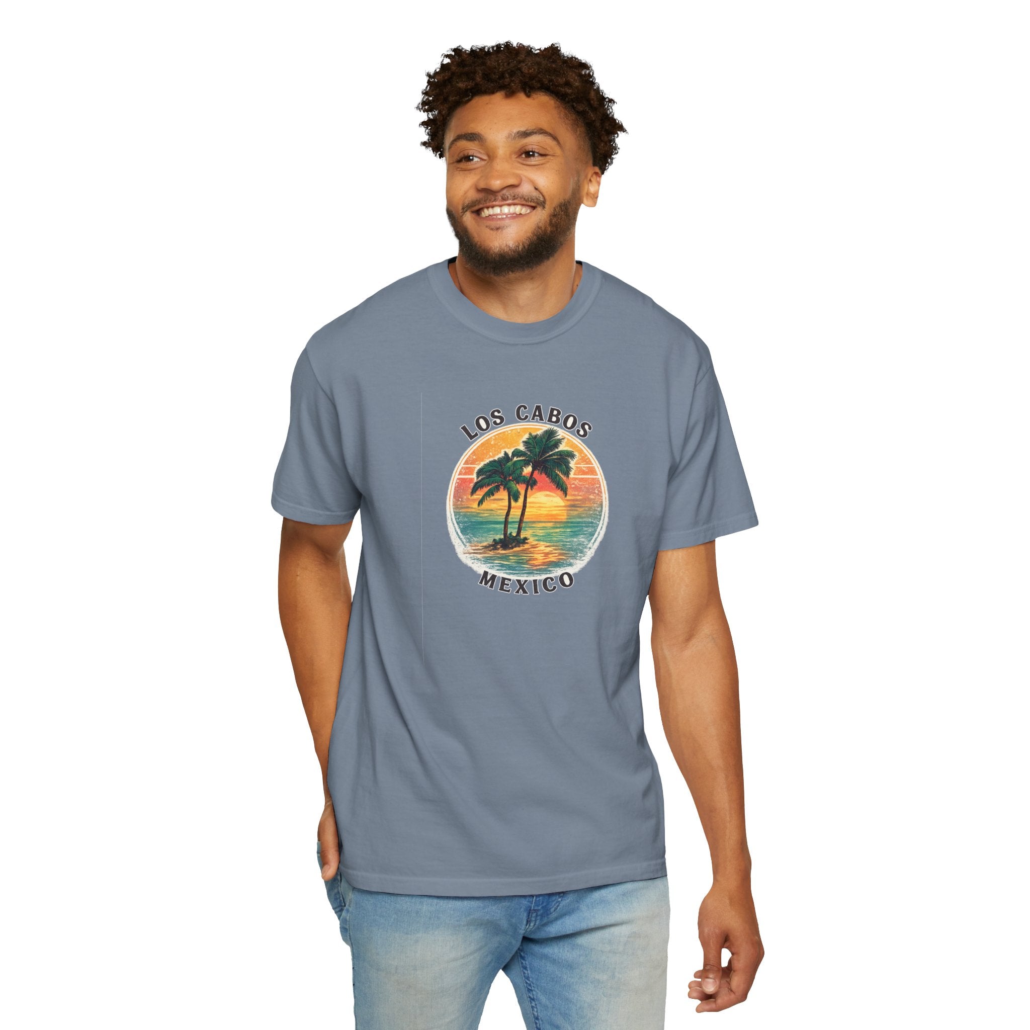 Los Cabos Palms T-Shirt — Tropical Beach Palm Graphic Tee