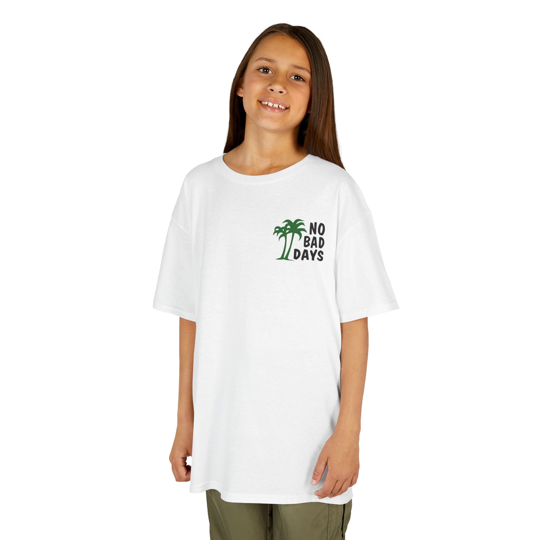 Kids 'No Bad Days' Palm Tree T‑Shirt