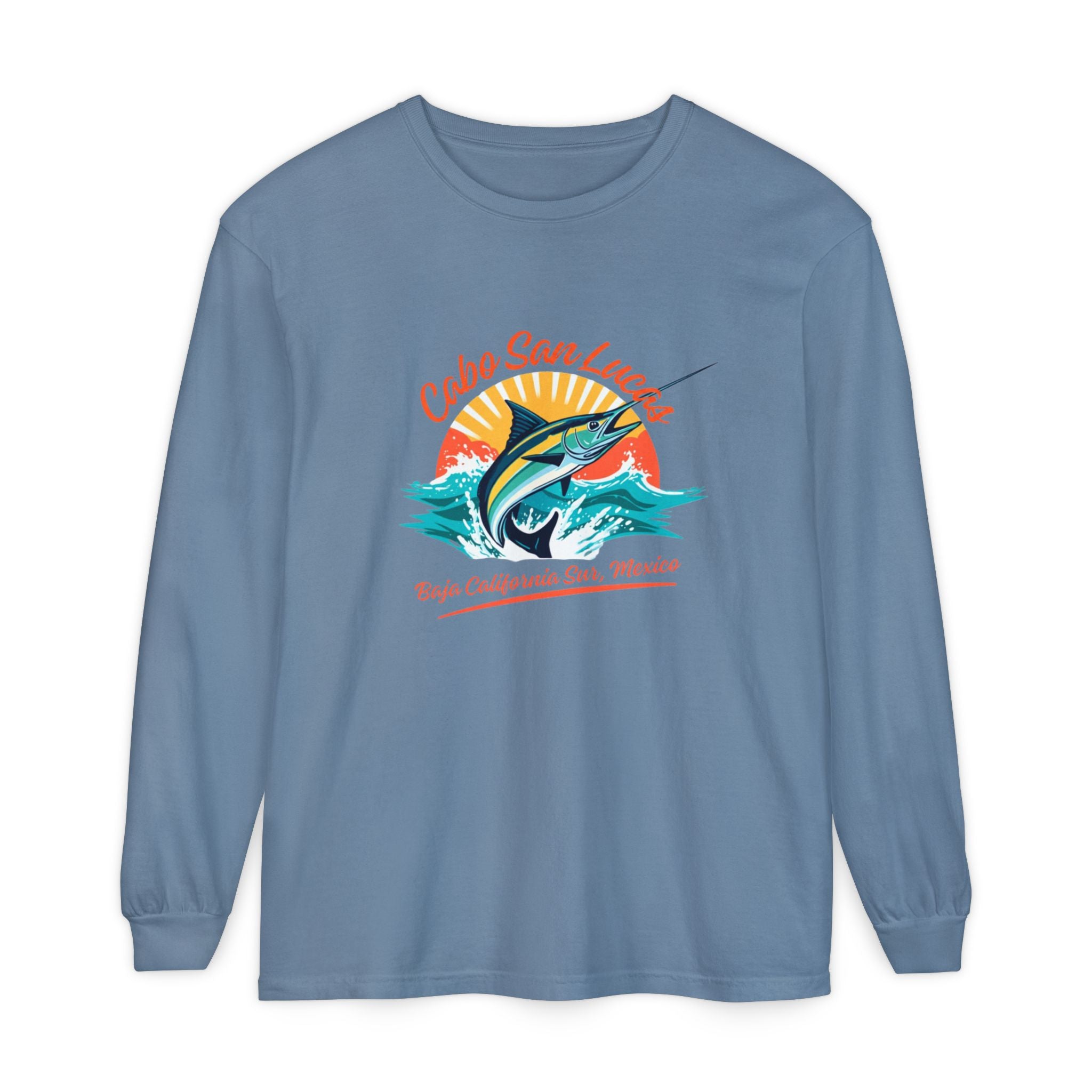 Cabo San Lucas Marlin Sunset Long Sleeve Tee