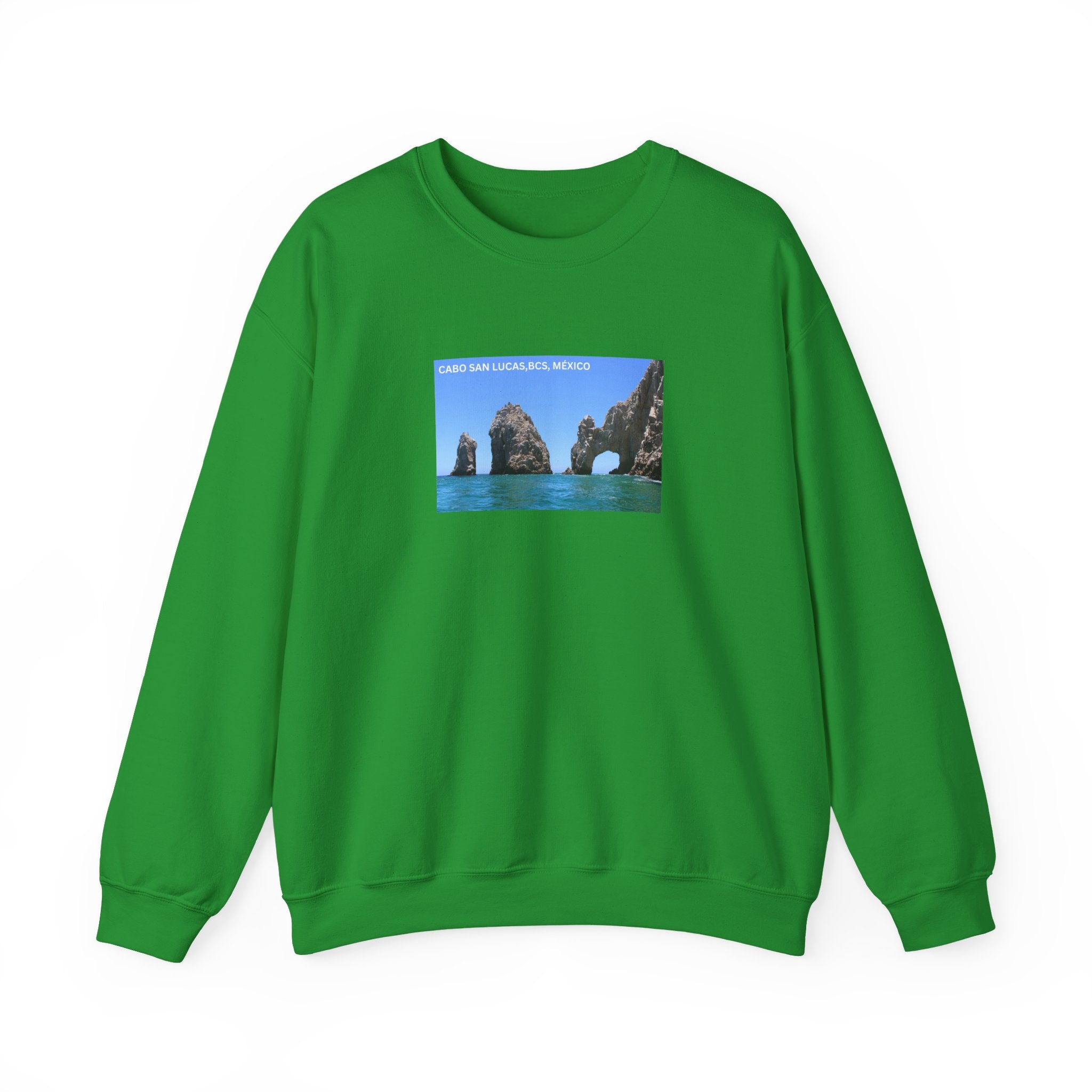 Cabo San Lucas Arch Crewneck Sweatshirt — Mexican Beach Photo Pullover