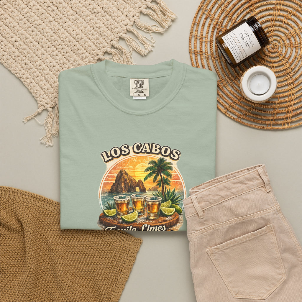 Los Cabos Tequila & Limes T-Shirt — Mexico Beach Vacation Tee