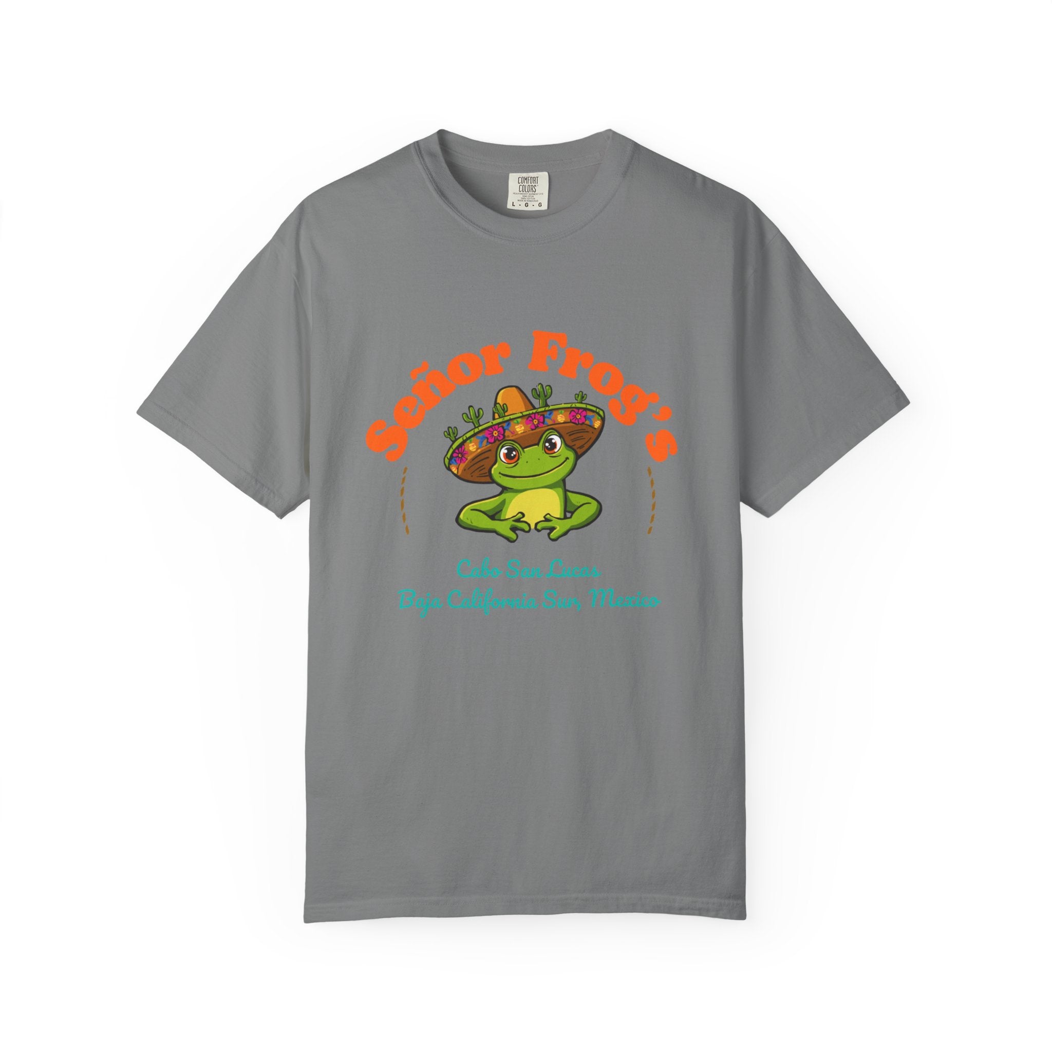 Señor Frog's Cabo San Lucas T-Shirt — Cute Frog Sombrero Mexico Souvenir