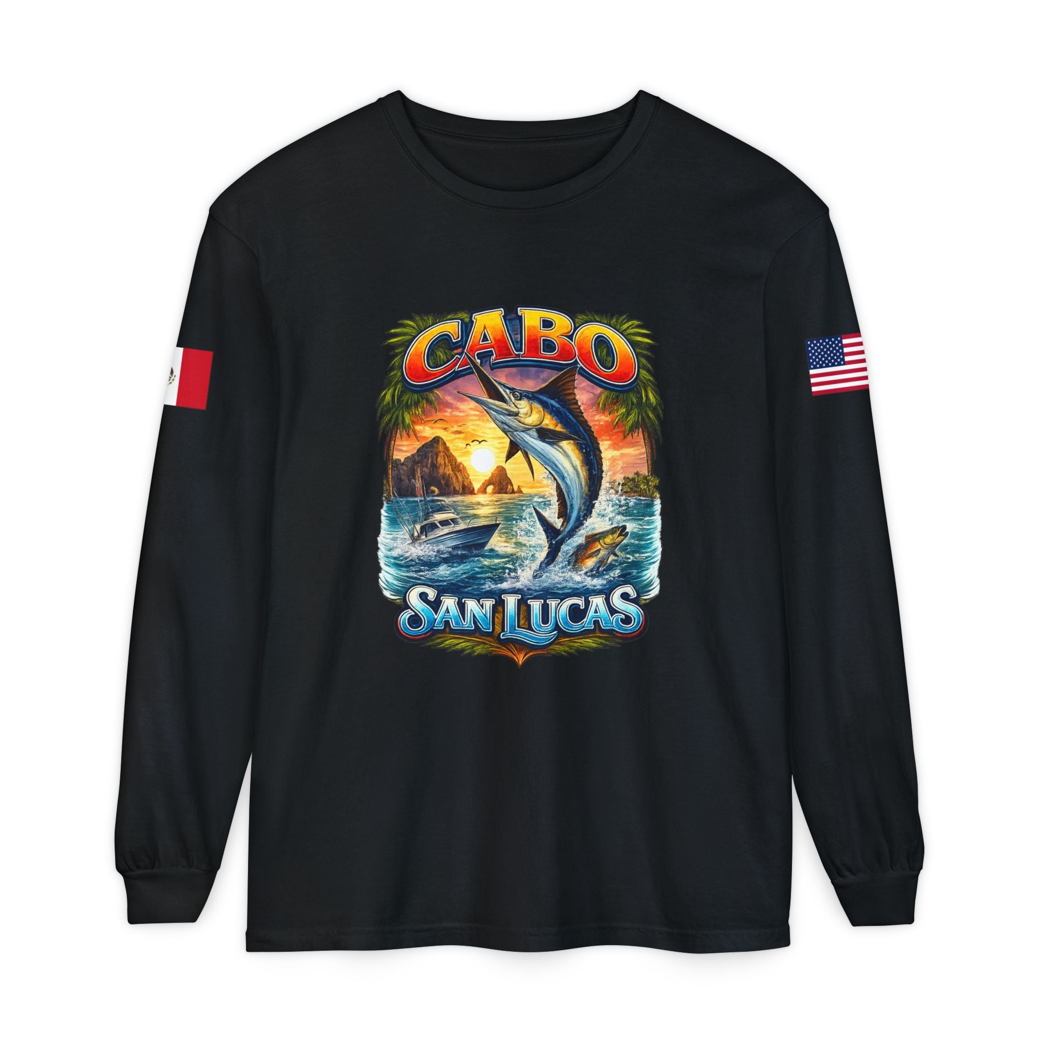Cabo San Lucas Arch Marlin Long Sleeve T-Shirt