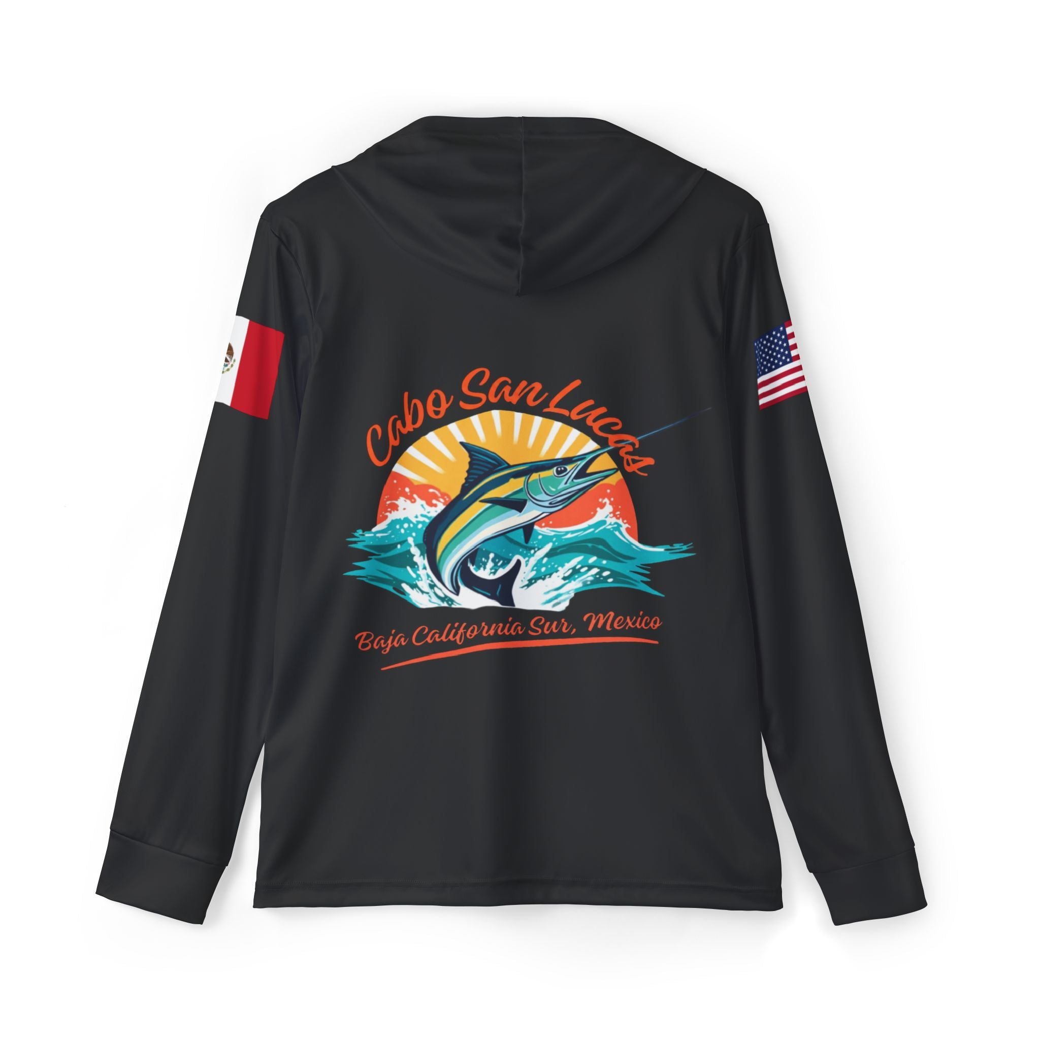 Cabo San Lucas Marlin Fishing Hoodie — Baja Sport Warmup Pullover