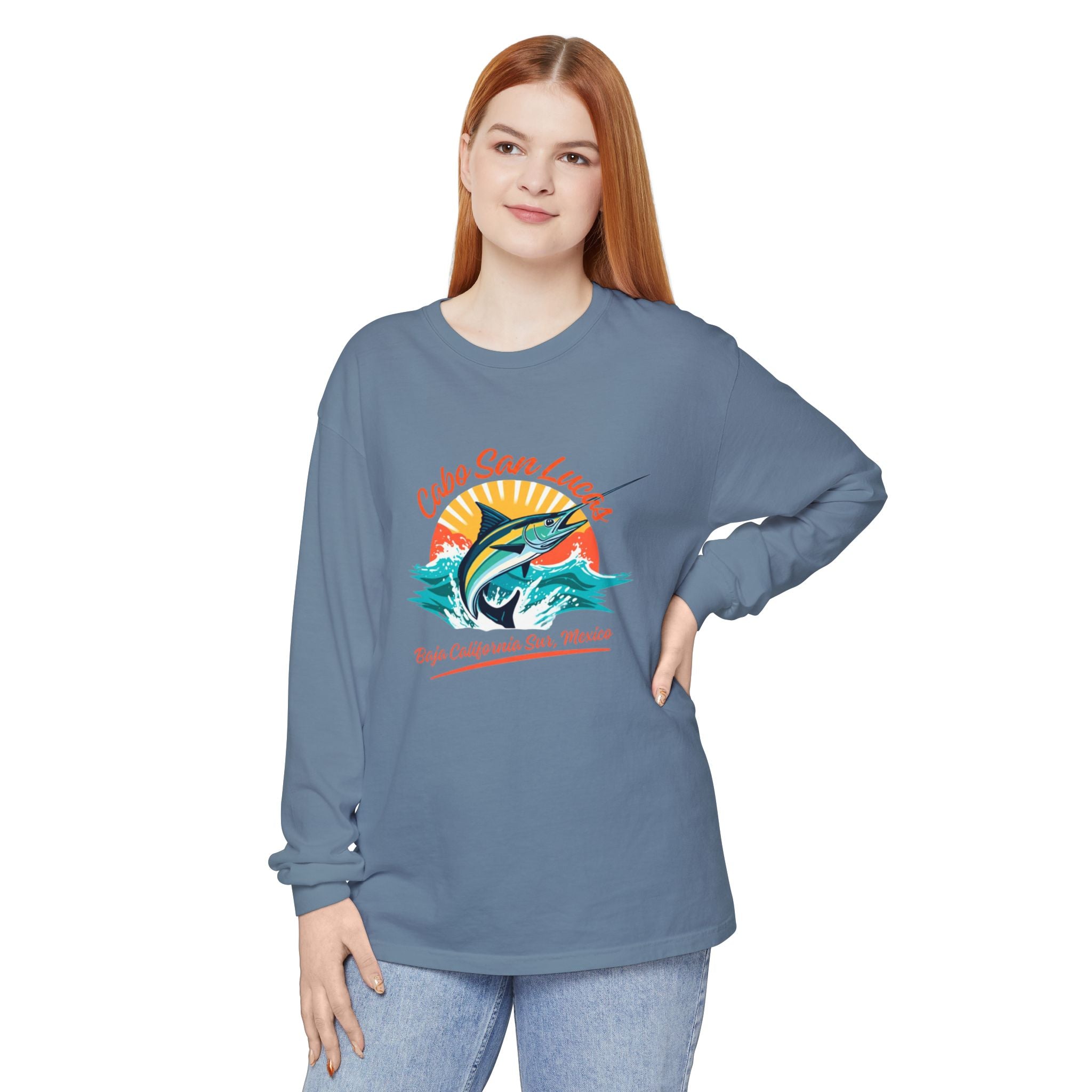 Cabo San Lucas Marlin Sunset Long Sleeve Tee
