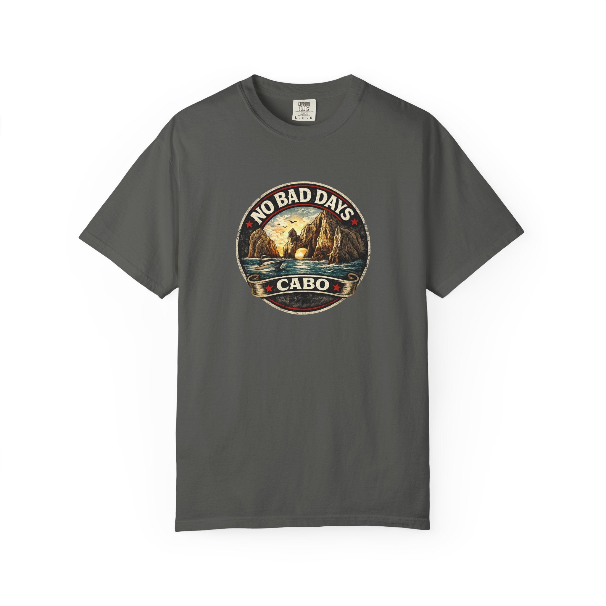 No Bad Days Cabo T-Shirt — Sunset Beach Vintage Graphic Tee