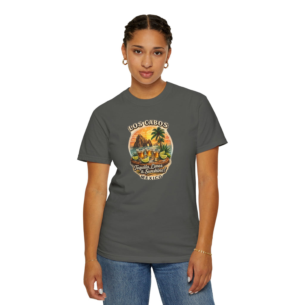 Los Cabos Tequila & Limes T-Shirt — Mexico Beach Vacation Tee