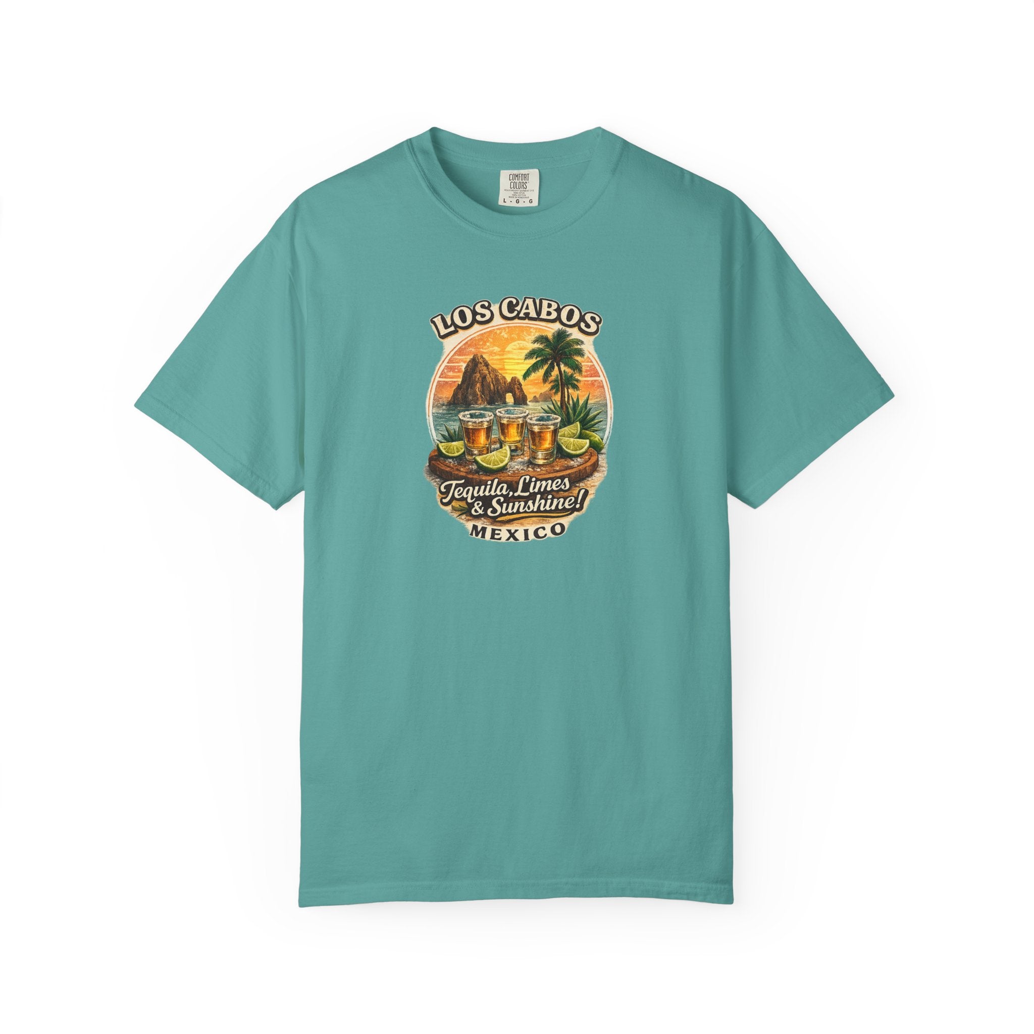 Los Cabos Tequila & Limes T-Shirt — Mexico Beach Vacation Tee