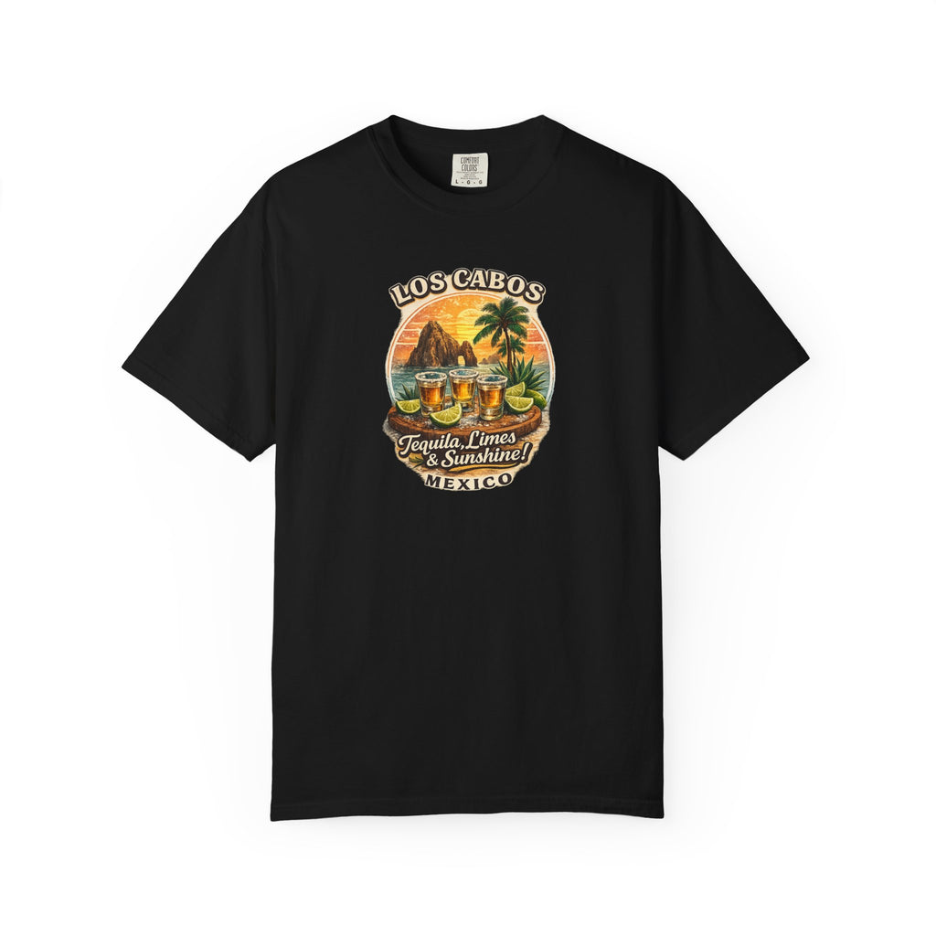 Los Cabos Tequila & Limes T-Shirt — Mexico Beach Vacation Tee
