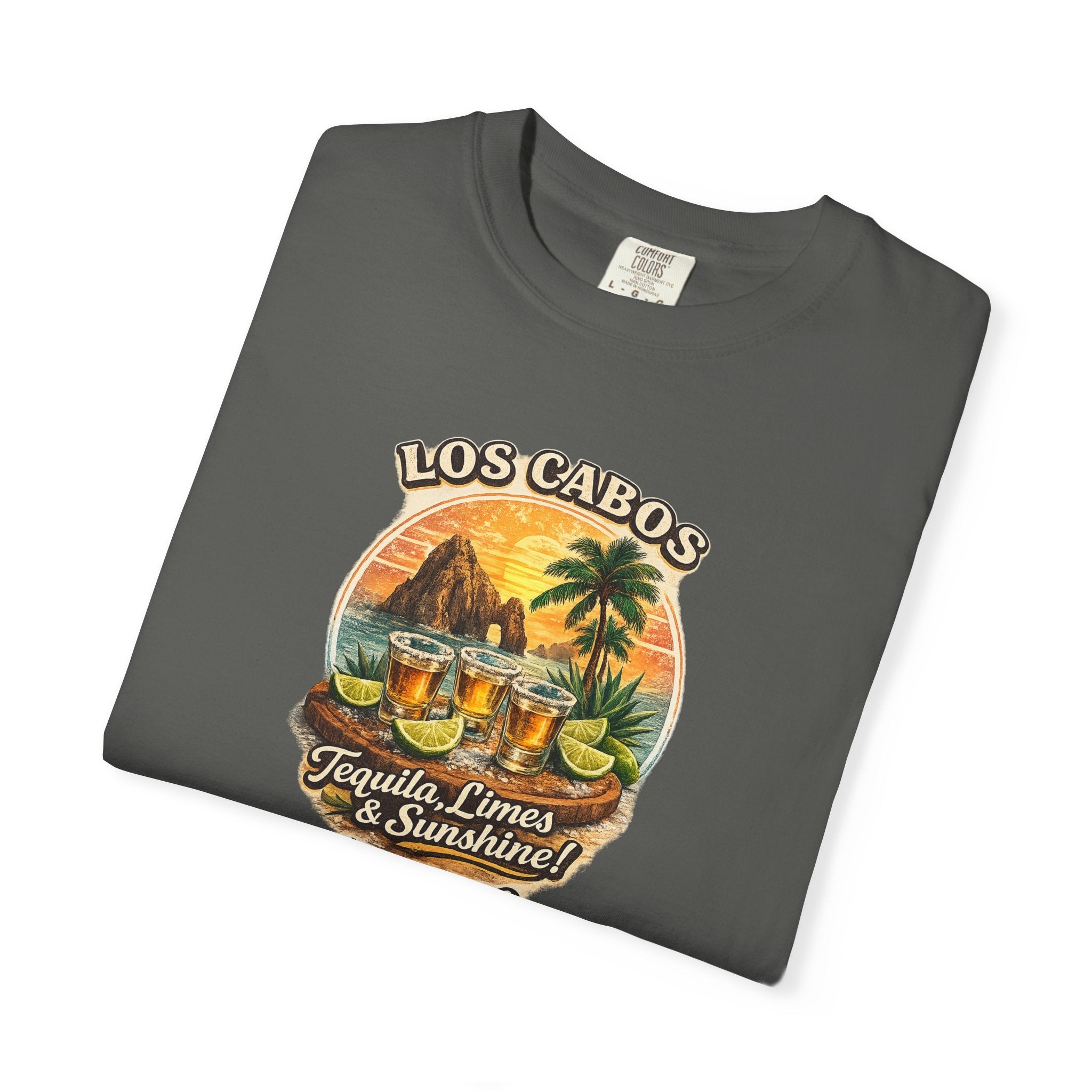 Los Cabos Tequila & Limes T-Shirt — Mexico Beach Vacation Tee