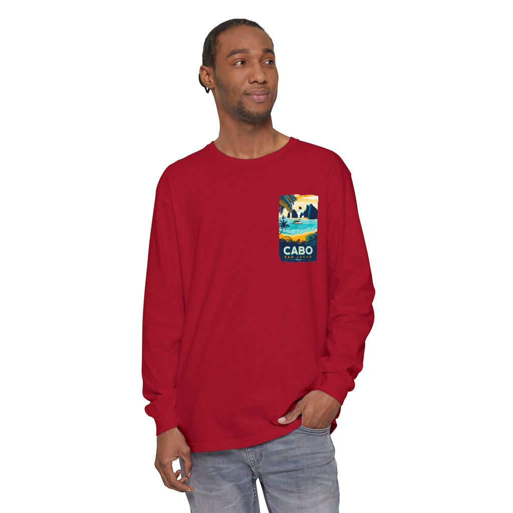 Cabo San Lucas Long Sleeve Tee — Vintage Beach Graphic