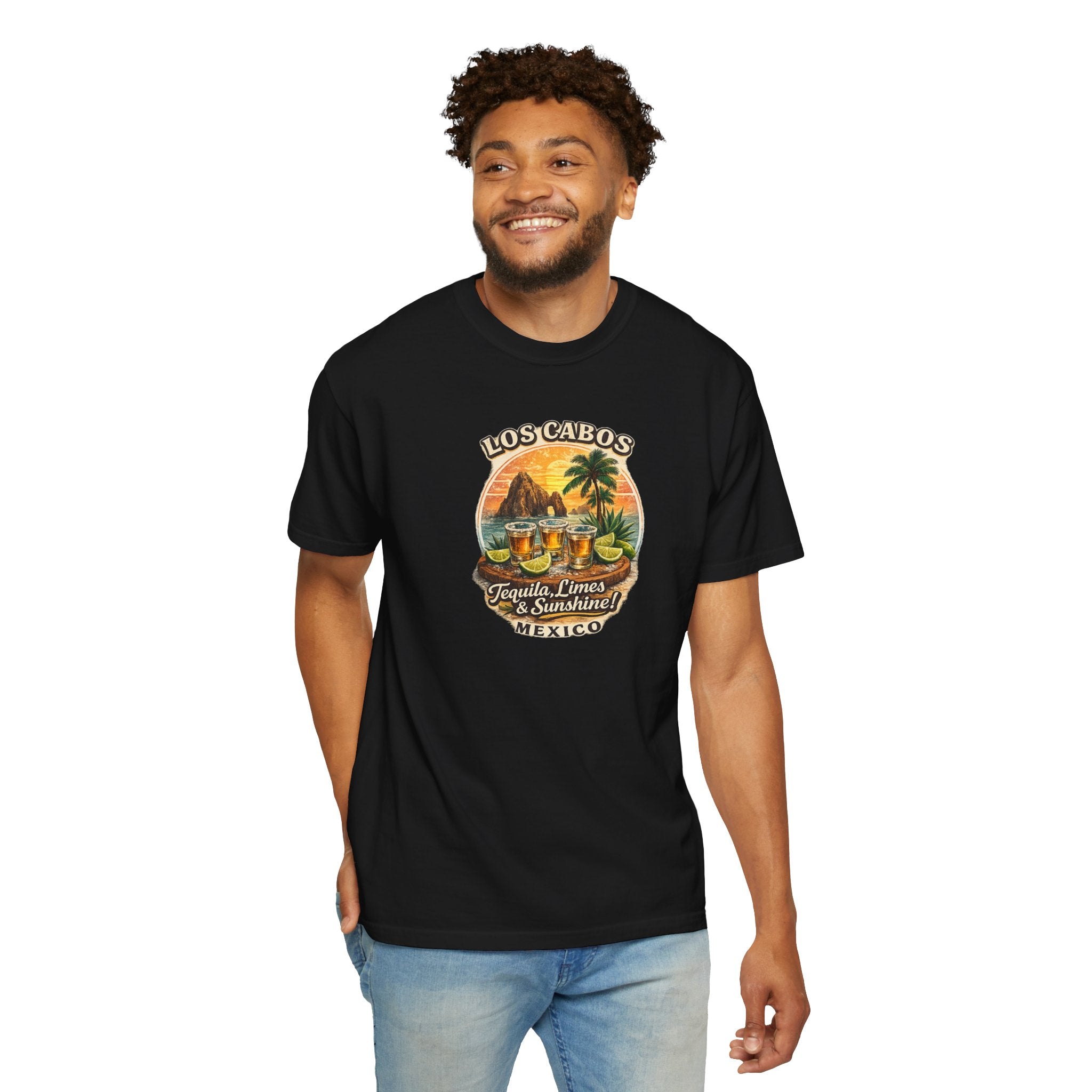 Los Cabos Tequila & Limes T-Shirt — Mexico Beach Vacation Tee
