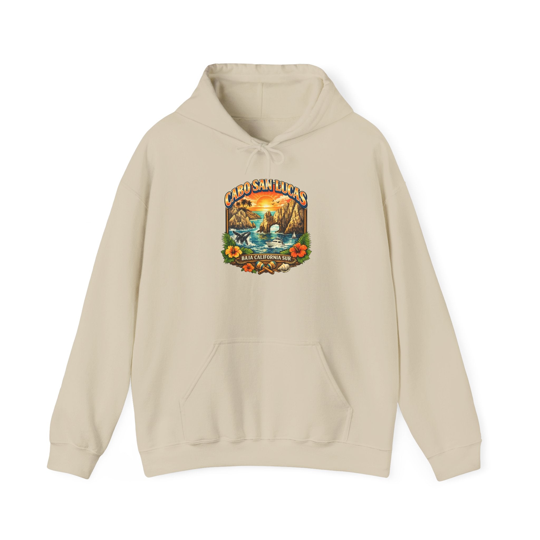 Sunset Lake Vintage Nature Hoodie – Scenic ‘Sunset Lake’ Retro Graphic