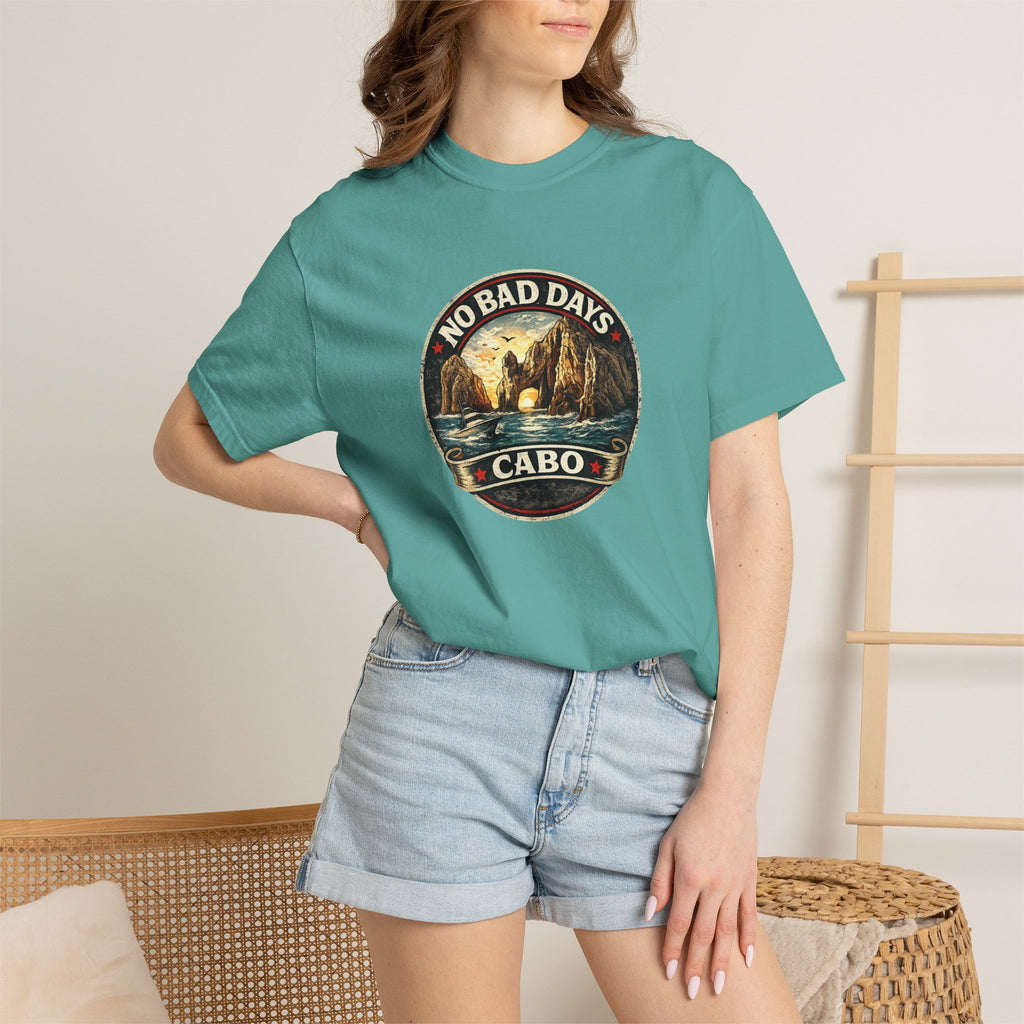 No Bad Days Cabo T-Shirt — Sunset Beach Vintage Graphic Tee
