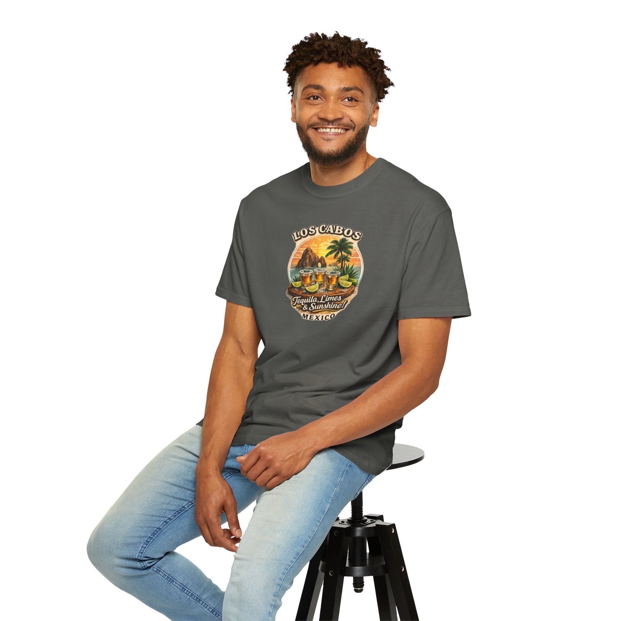 Los Cabos Tequila & Limes T-Shirt — Mexico Beach Vacation Tee