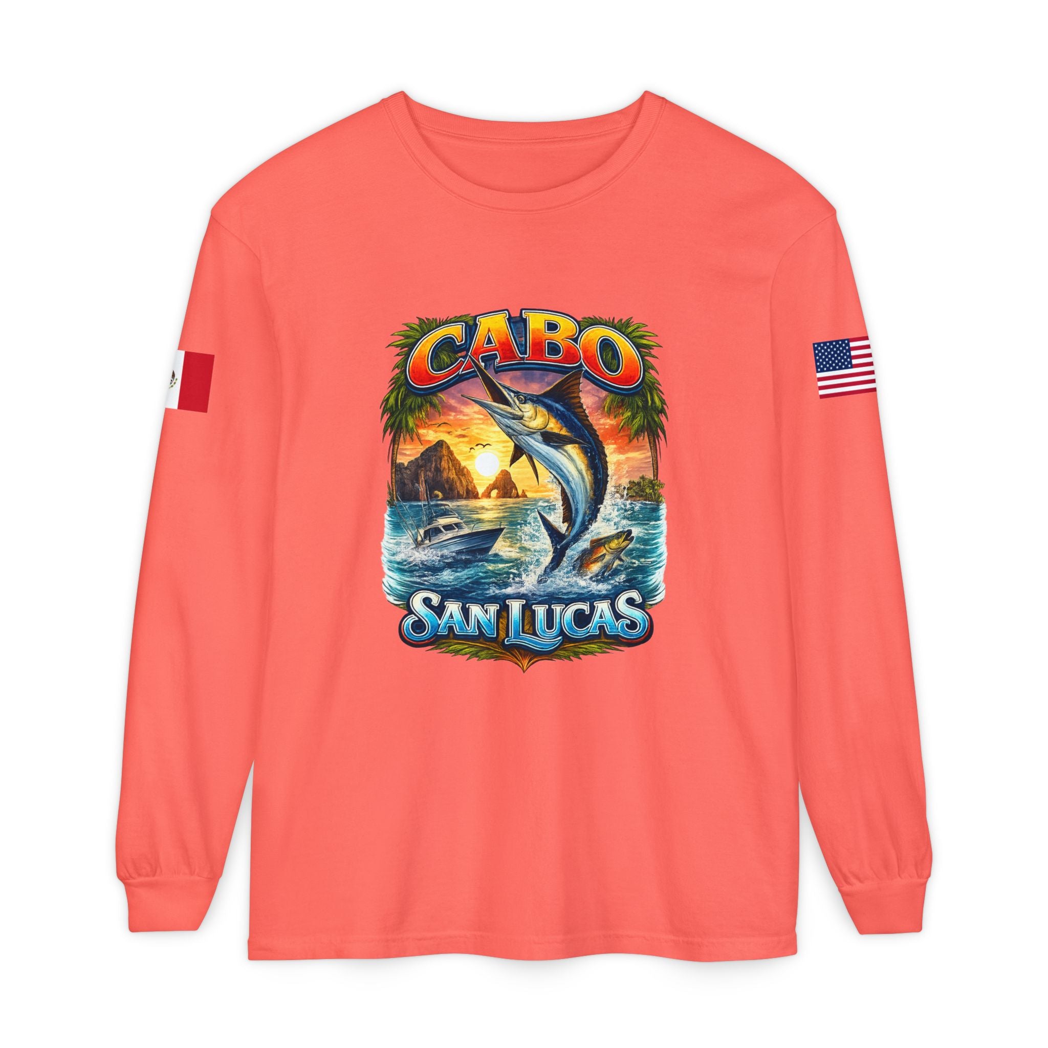 Cabo San Lucas Arch Marlin Long Sleeve T-Shirt