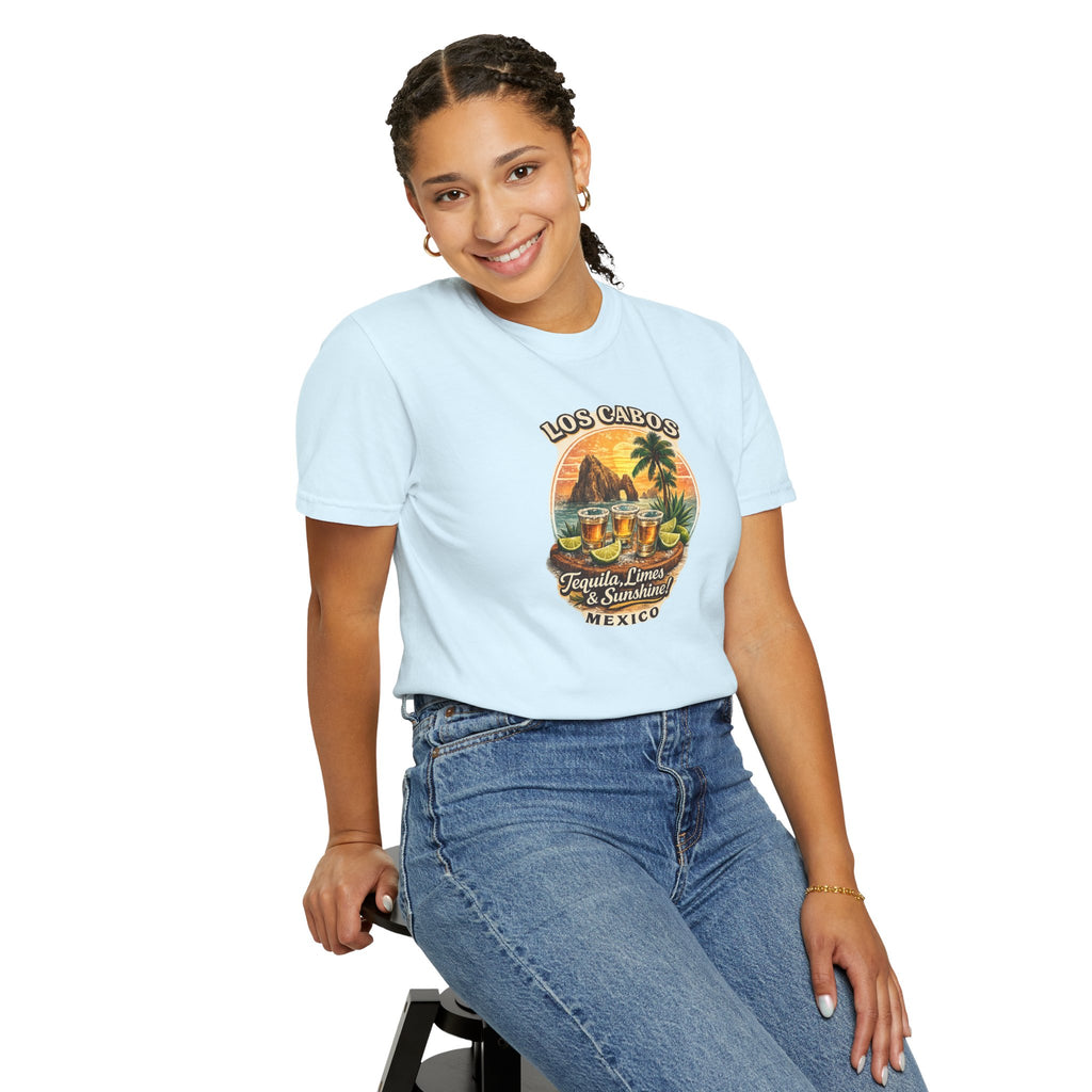 Los Cabos Tequila & Limes T-Shirt — Mexico Beach Vacation Tee