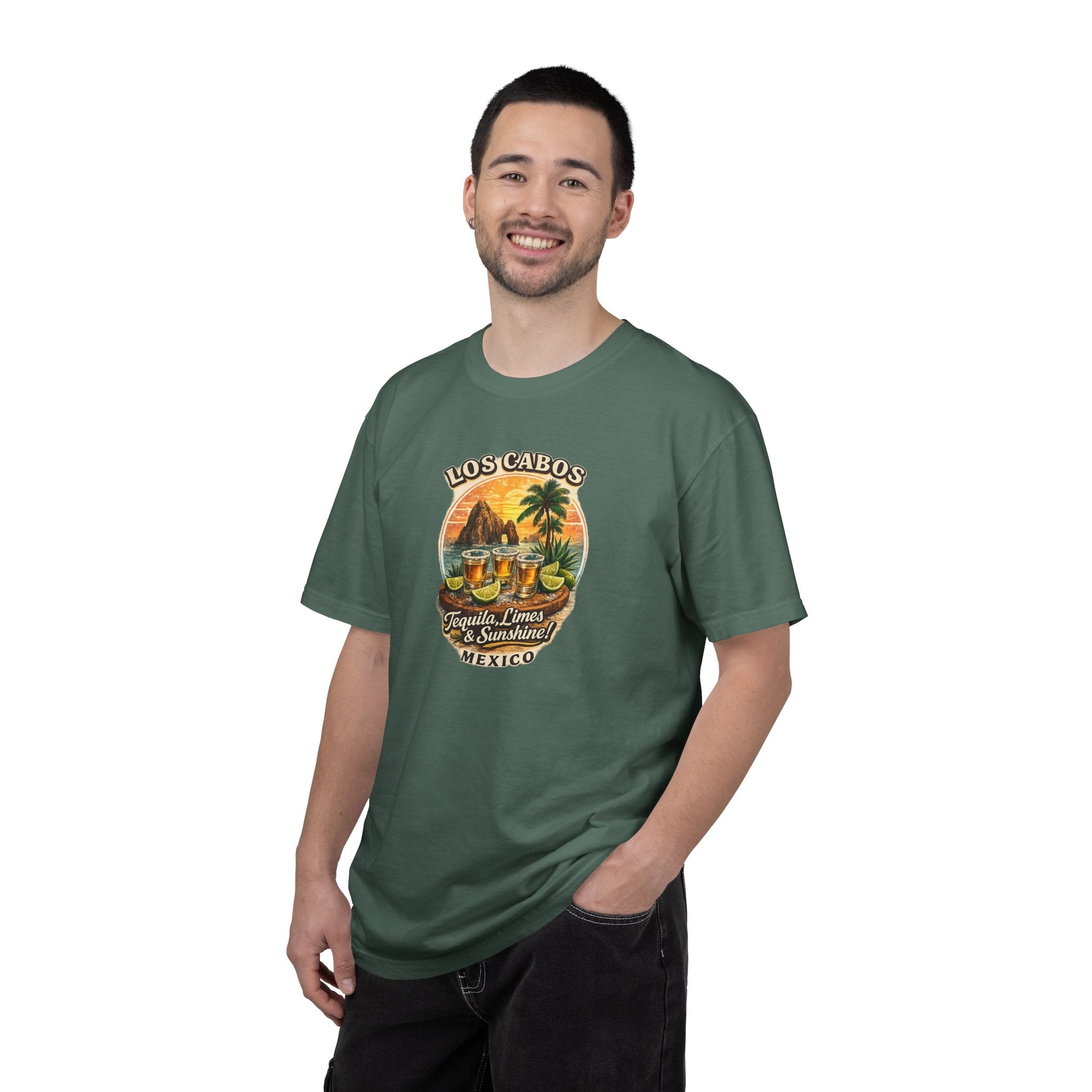 Los Cabos Tequila & Limes T-Shirt — Mexico Beach Vacation Tee
