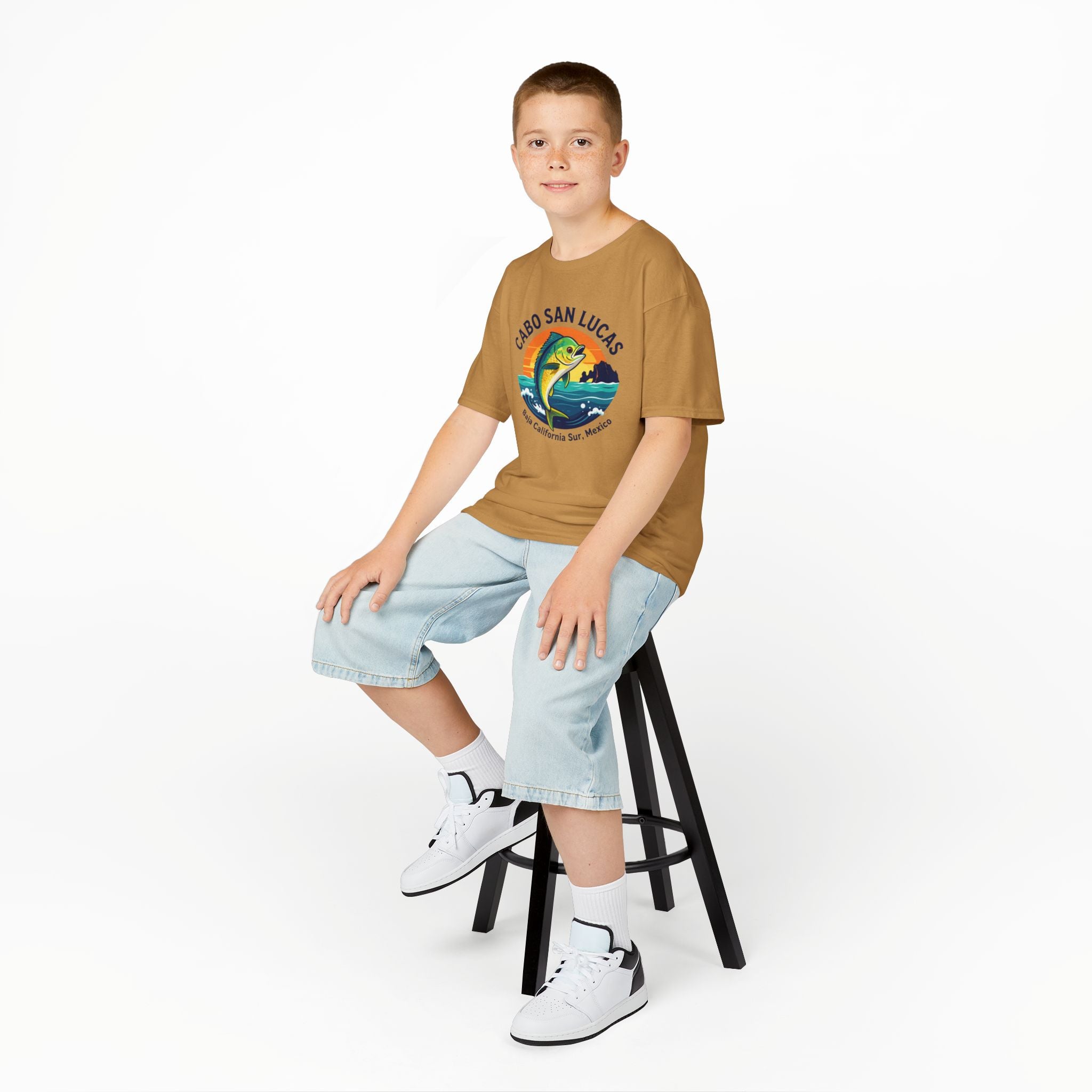 Kids Tee — Cabo San Lucas Mahi Mahi Fishing Souvenir